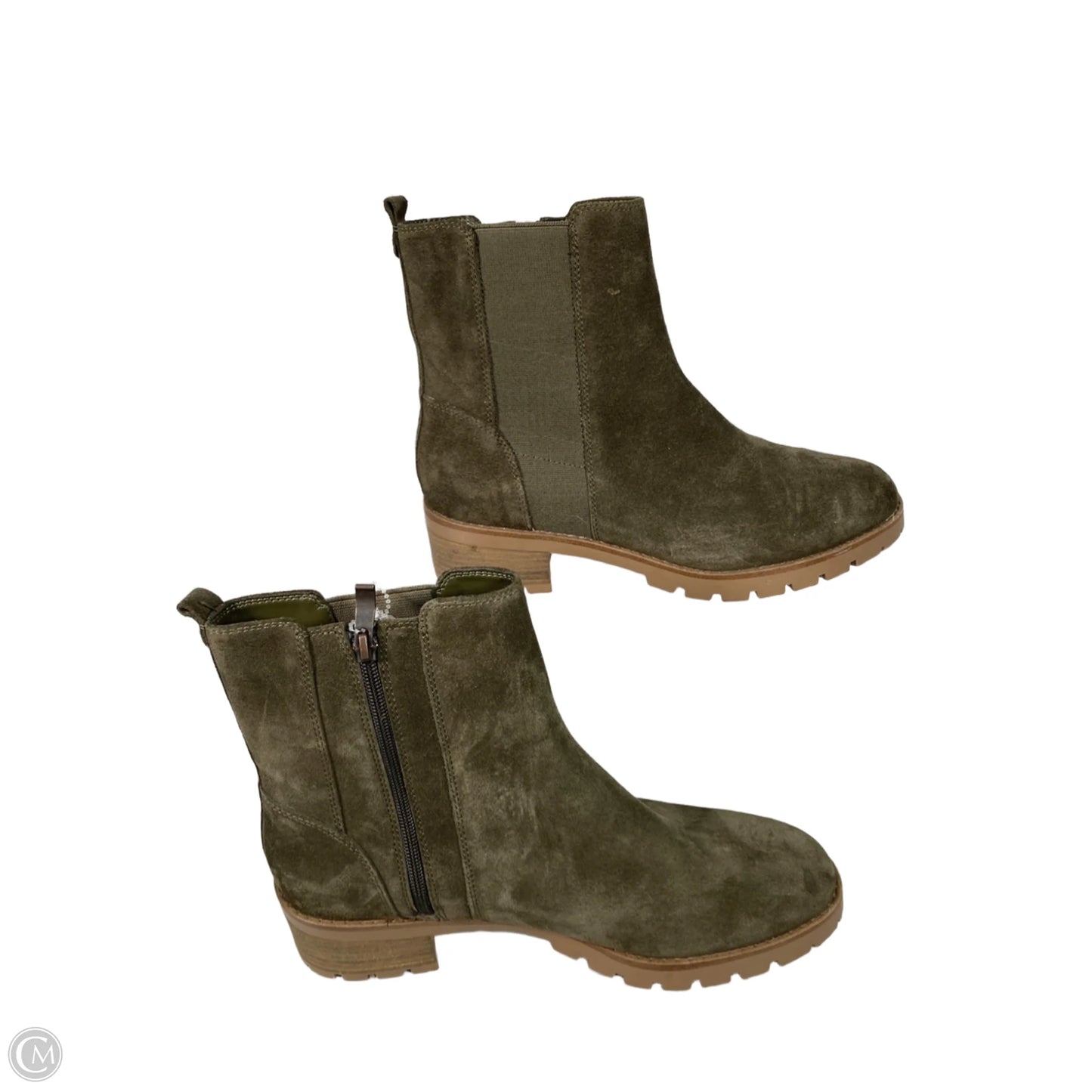Boots Ankle Heels By Bjorndal In Green, Size: 11