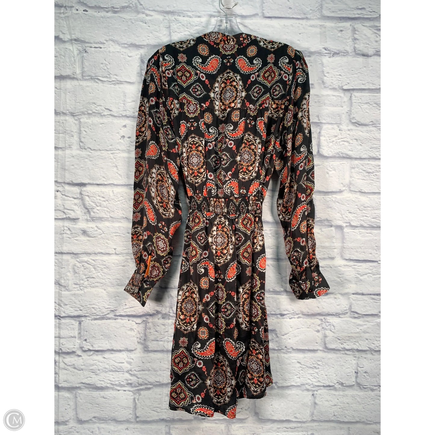 Dress Party Short By Tolani In Black & Orange, Size: L