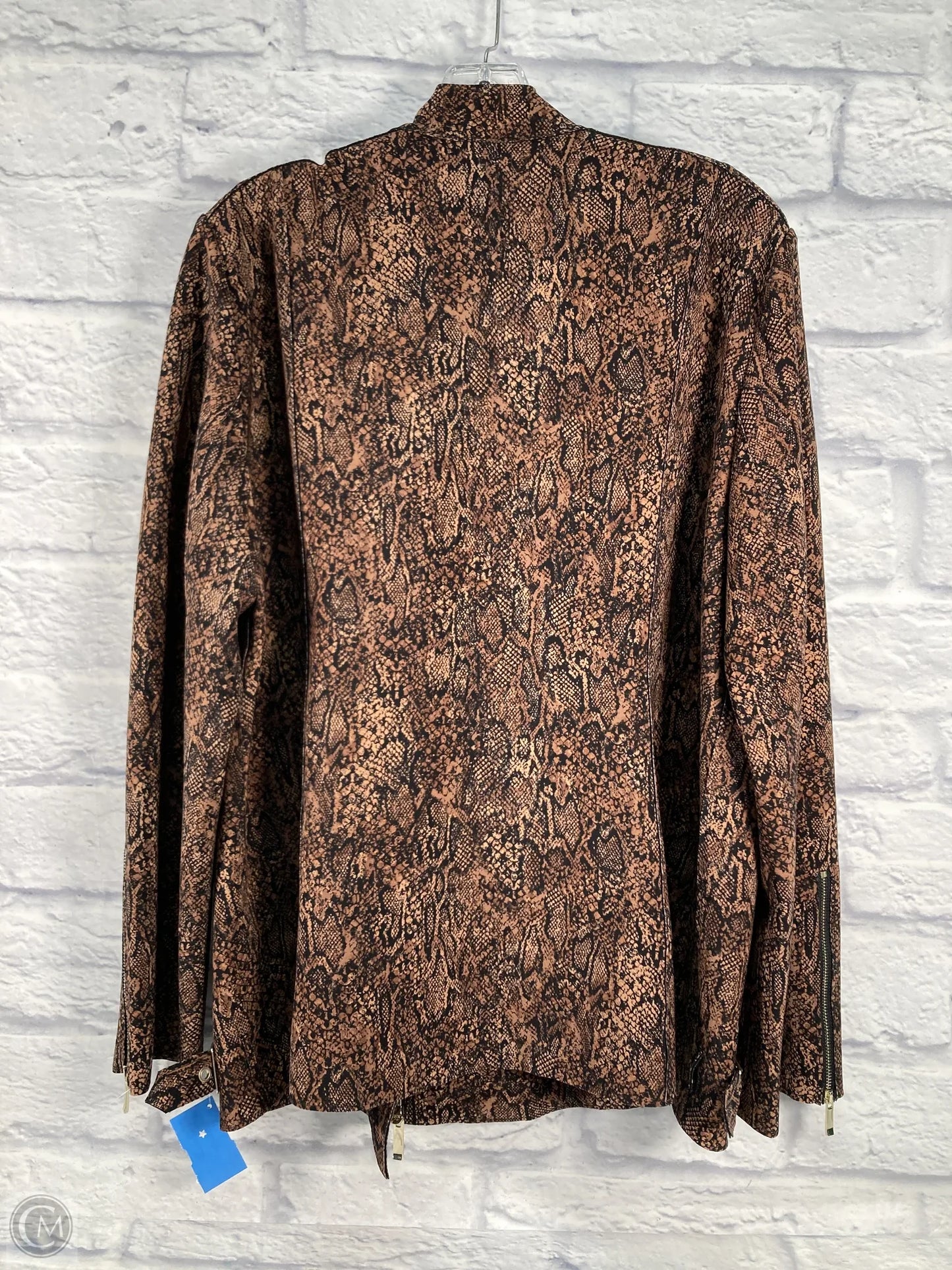 Jacket Moto By Chicos Size: Xl