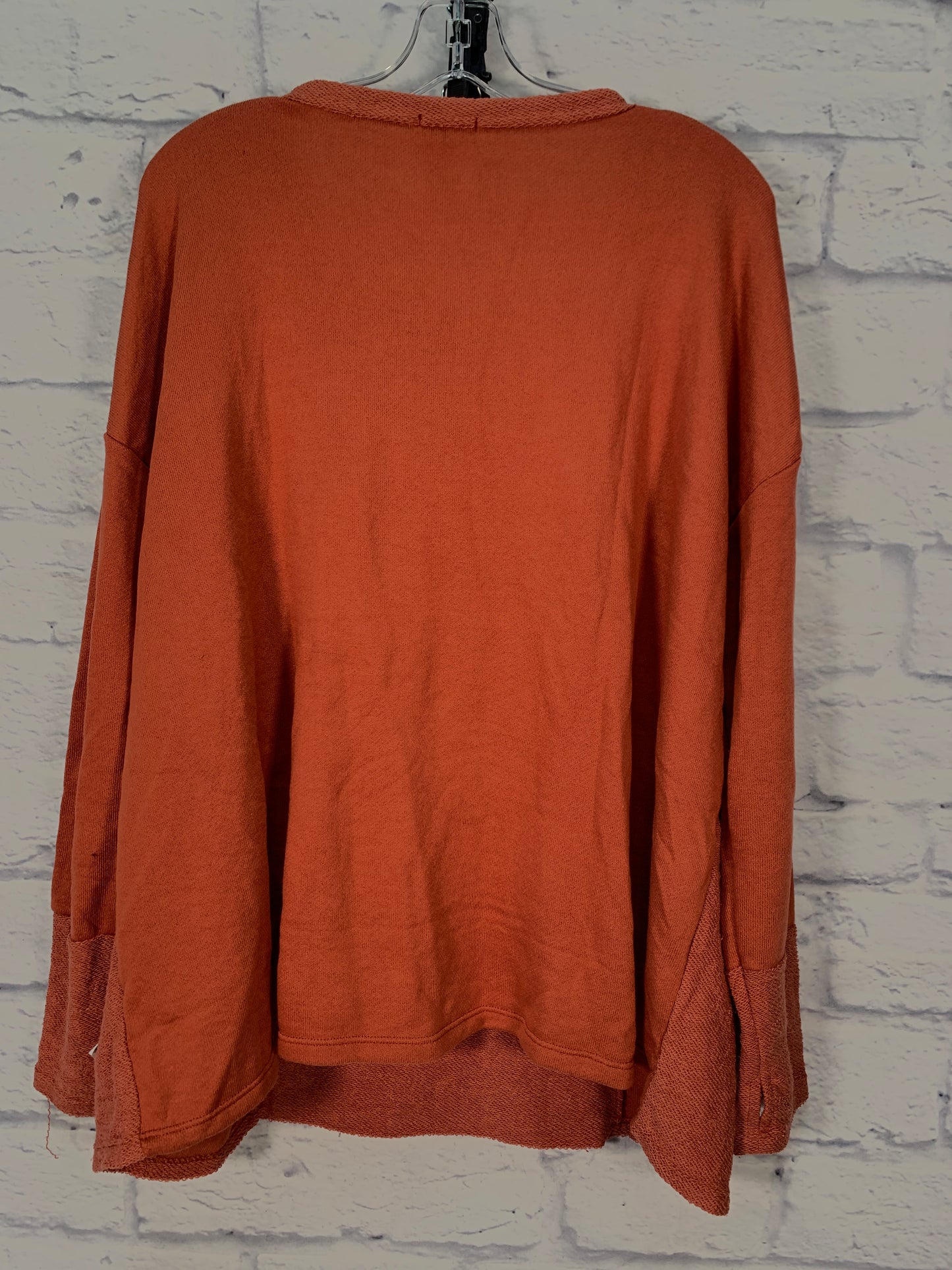 Sweatshirt Crewneck By Bibi In Orange, Size: M