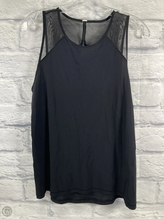 Athletic Tank Top By Lululemon In Black, Size: M