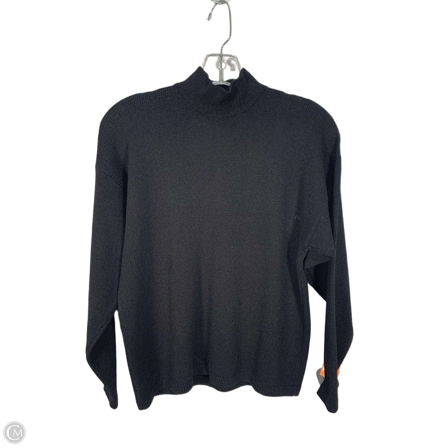 Top Long Sleeve Luxury Designer By St John Knits In Black, Size: M