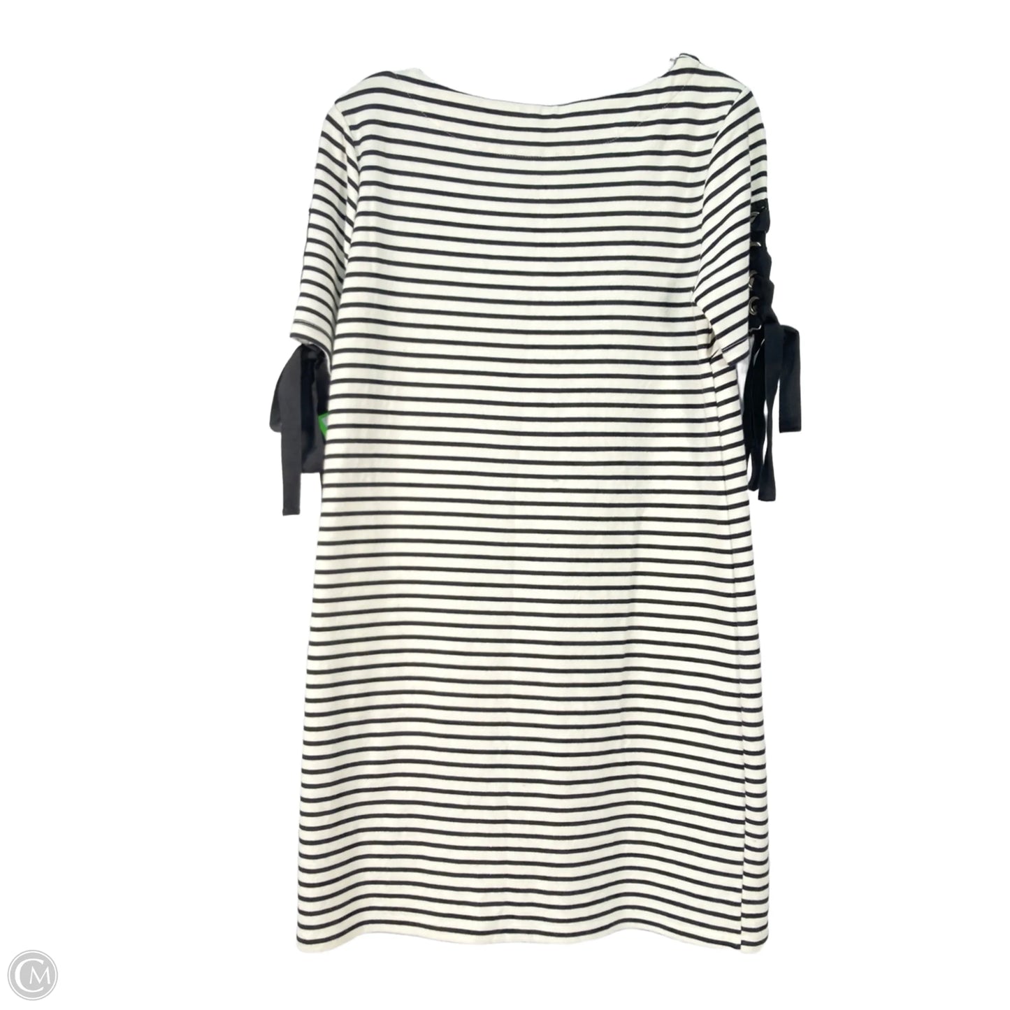 Dress Casual Midi By Maeve In Black & Cream, Size: S
