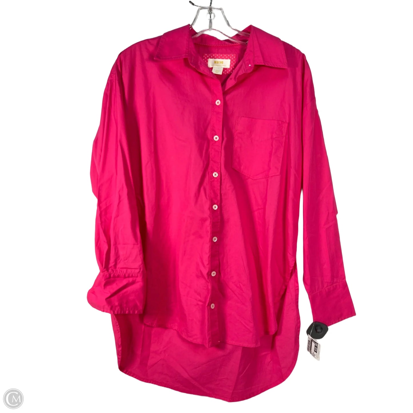 Top Long Sleeve By Maeve In Pink, Size: Xs