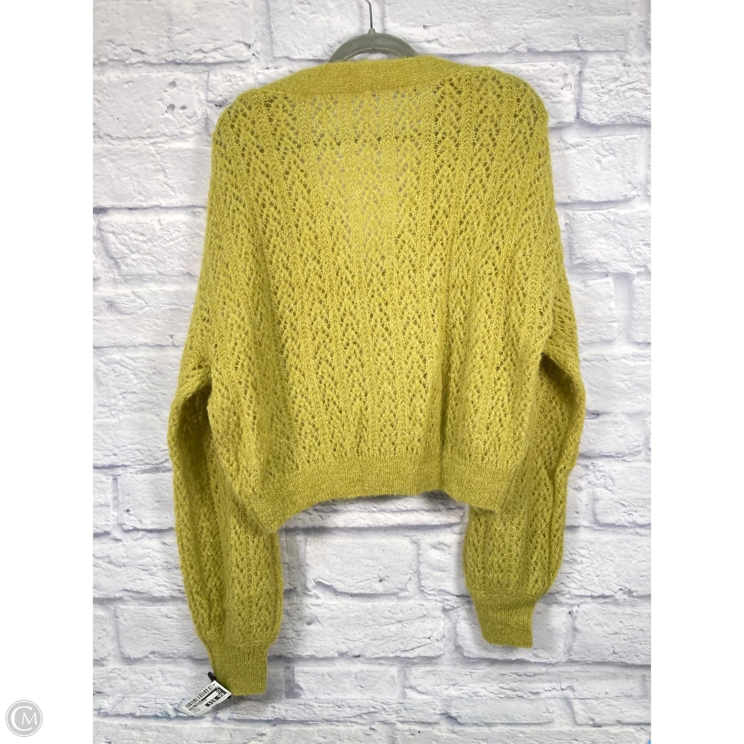 Sweater Cardigan By Free People In Green, Size: M