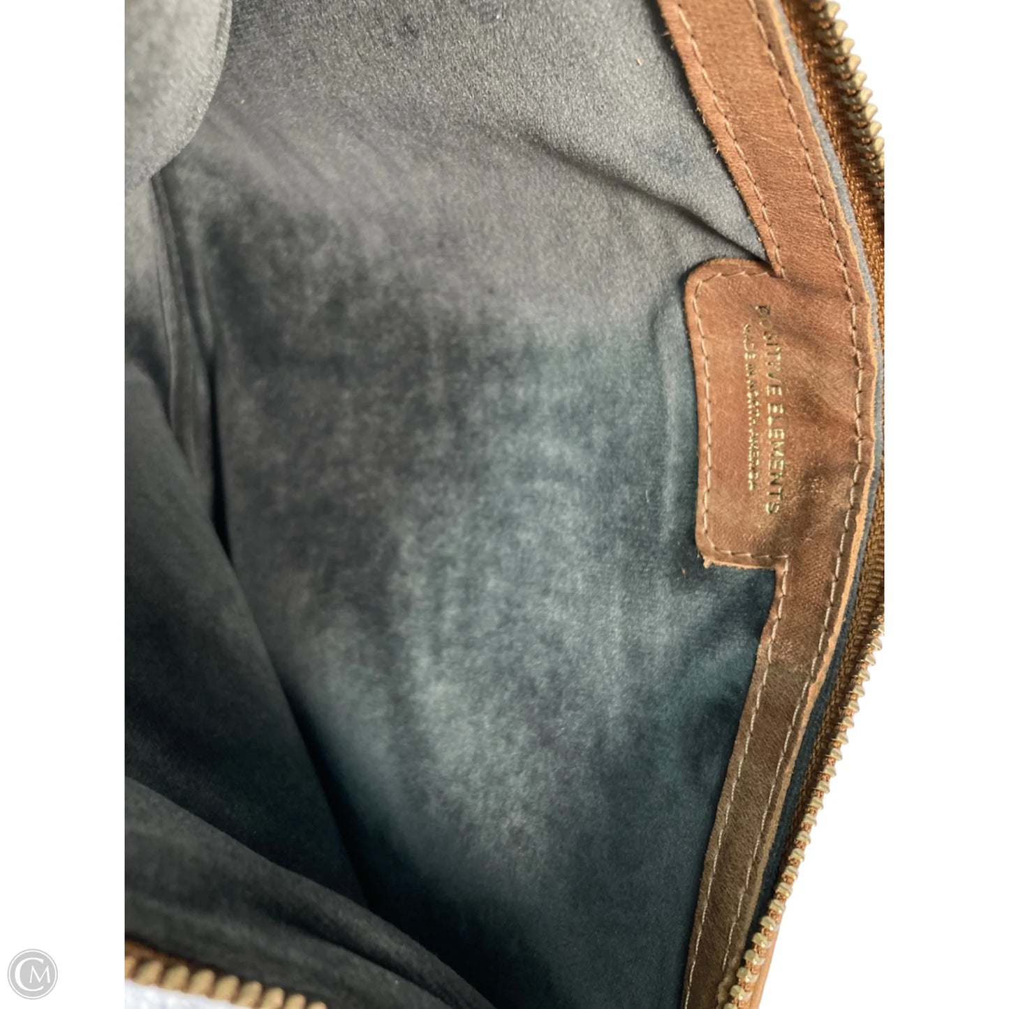 Clutch Leather By Clothes Mentor, Size: Large