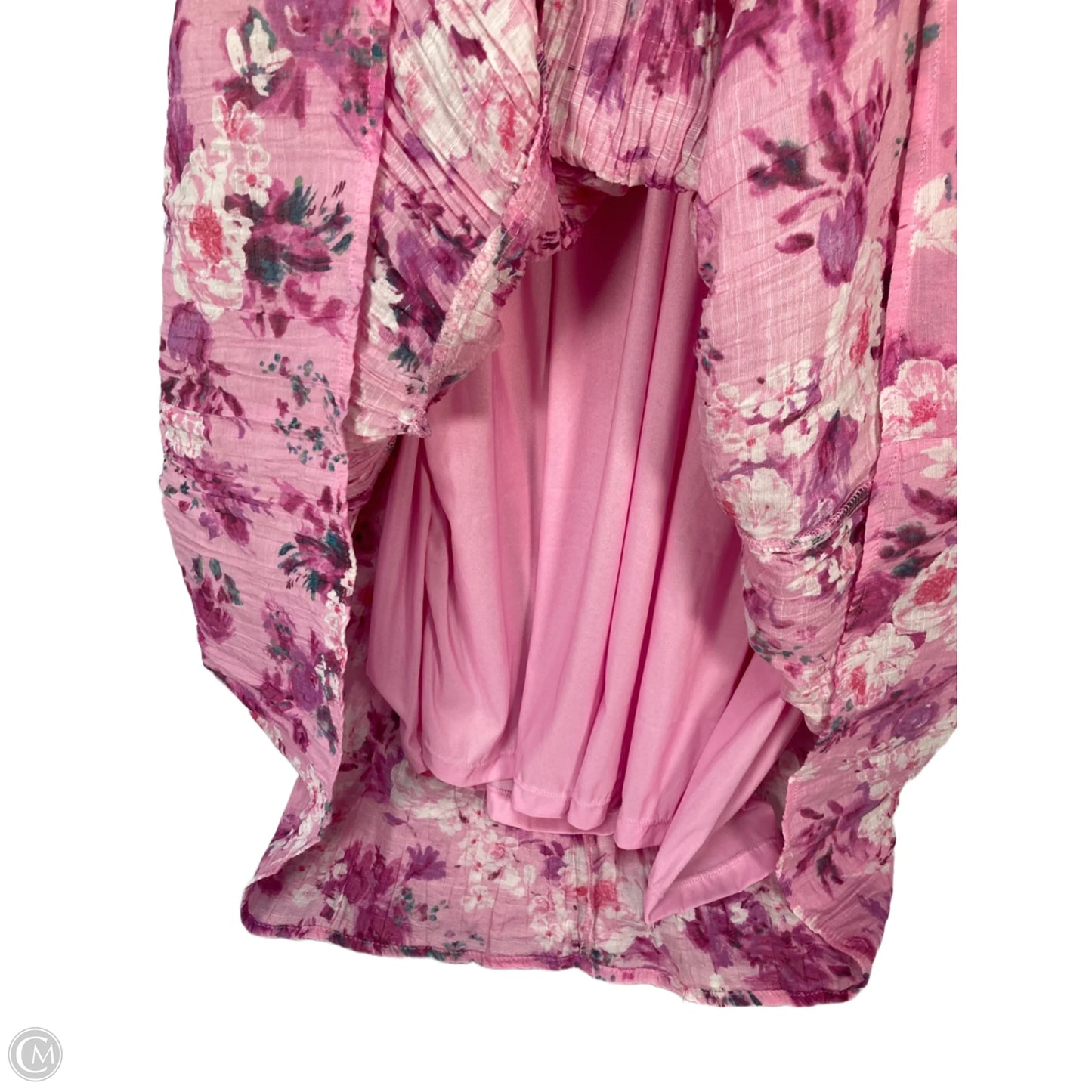 Dress Party Long By Clothes Mentor In Pink & Purple, Size: L