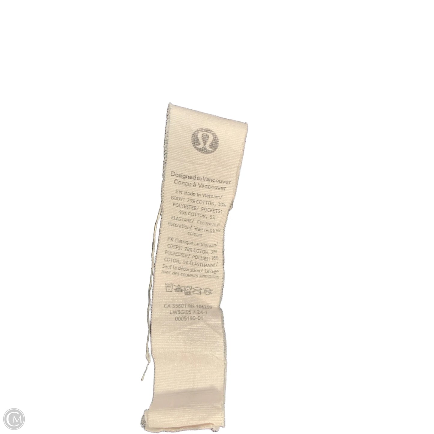 Athletic Pants By Lululemon In Black, Size: M