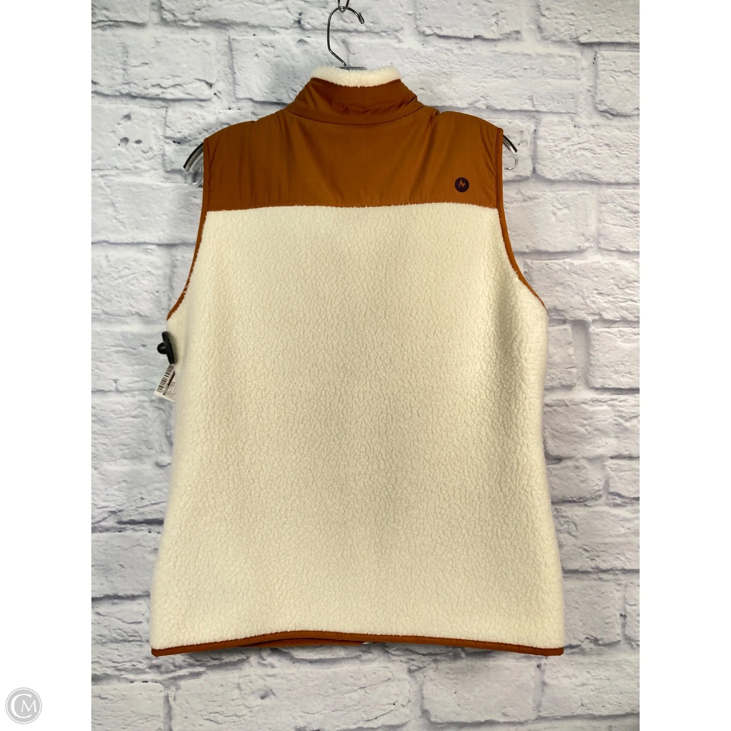 Vest Fleece By Marmot In Brown & Cream, Size: L