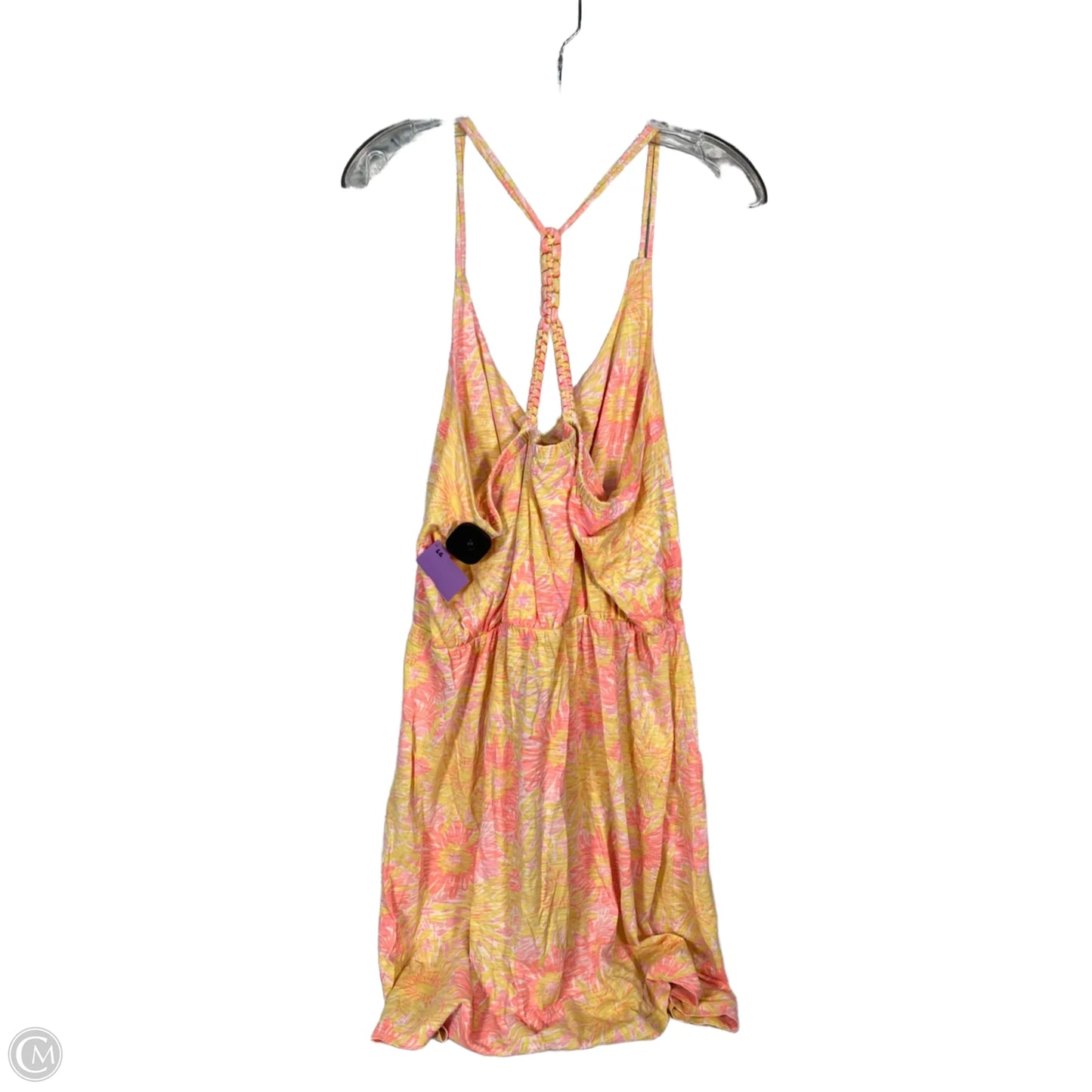 Dress Designer By Lilly Pulitzer In Pink & Yellow, Size: Xl