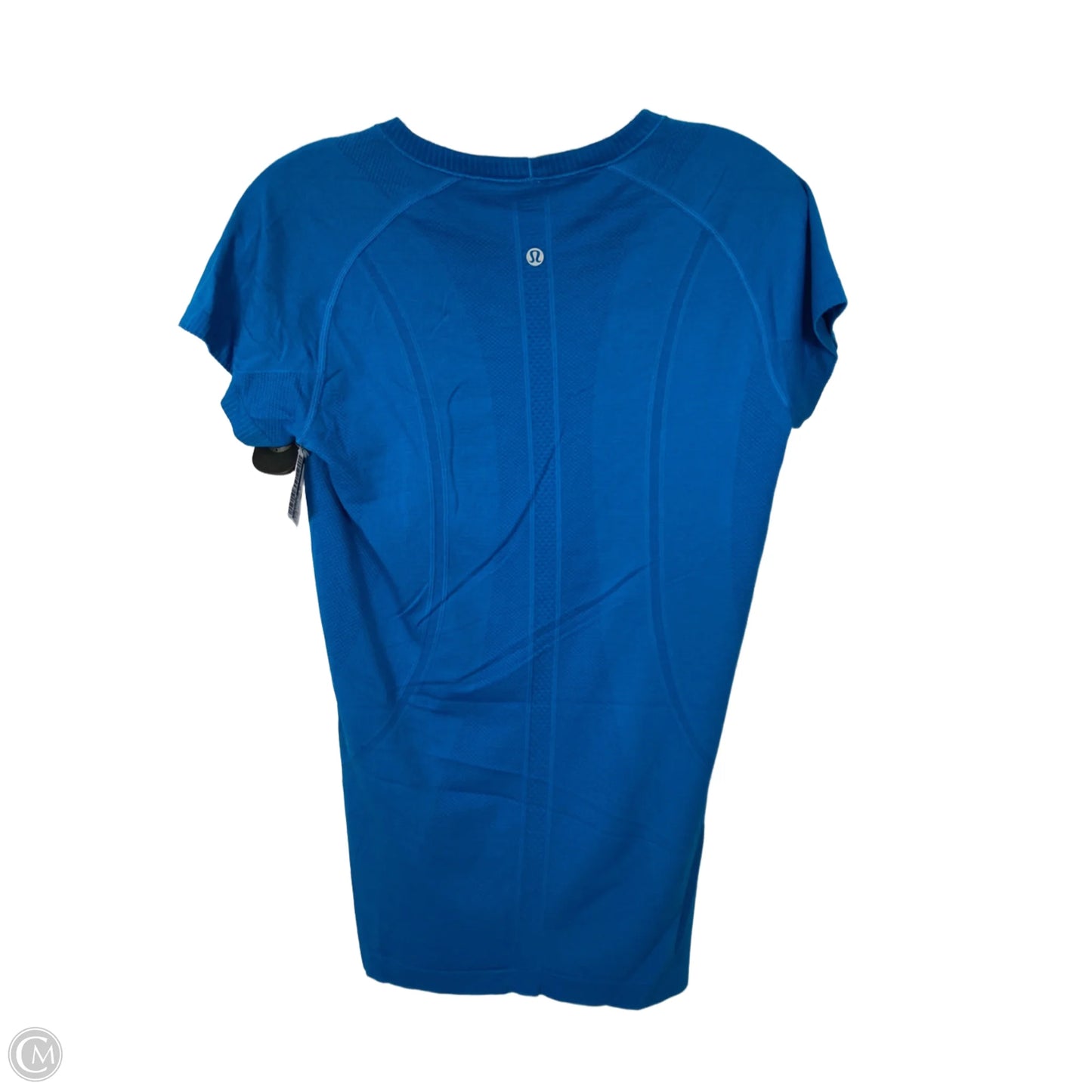 Athletic Top Short Sleeve By Lululemon In Blue, Size: M