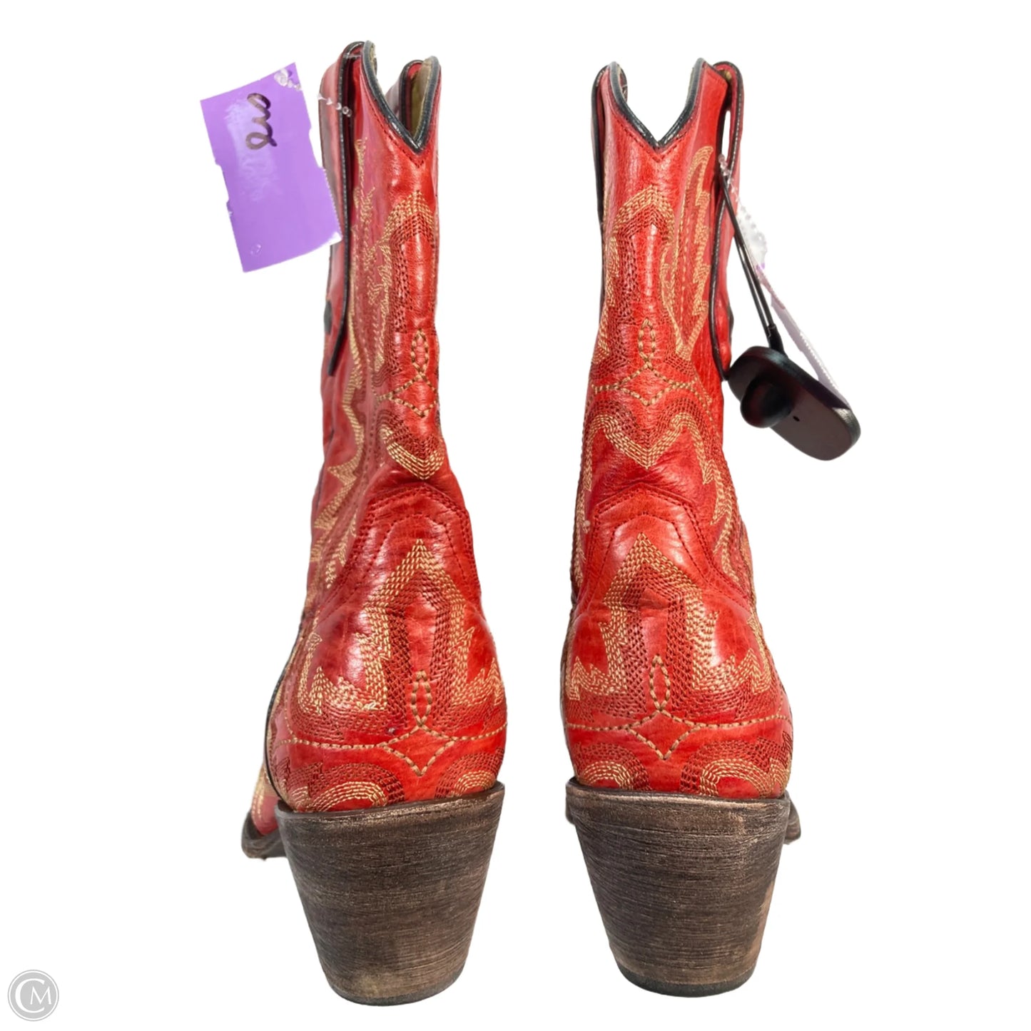 Boots Western By Corral In Red & Tan, Size: 7
