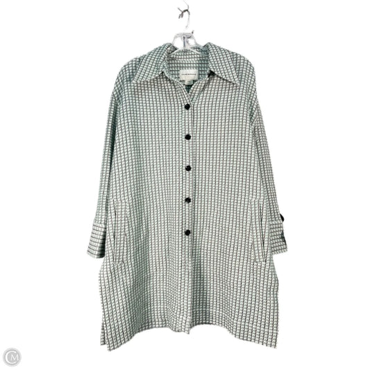 Coat Other By Club Monaco In Green & White, Size: M