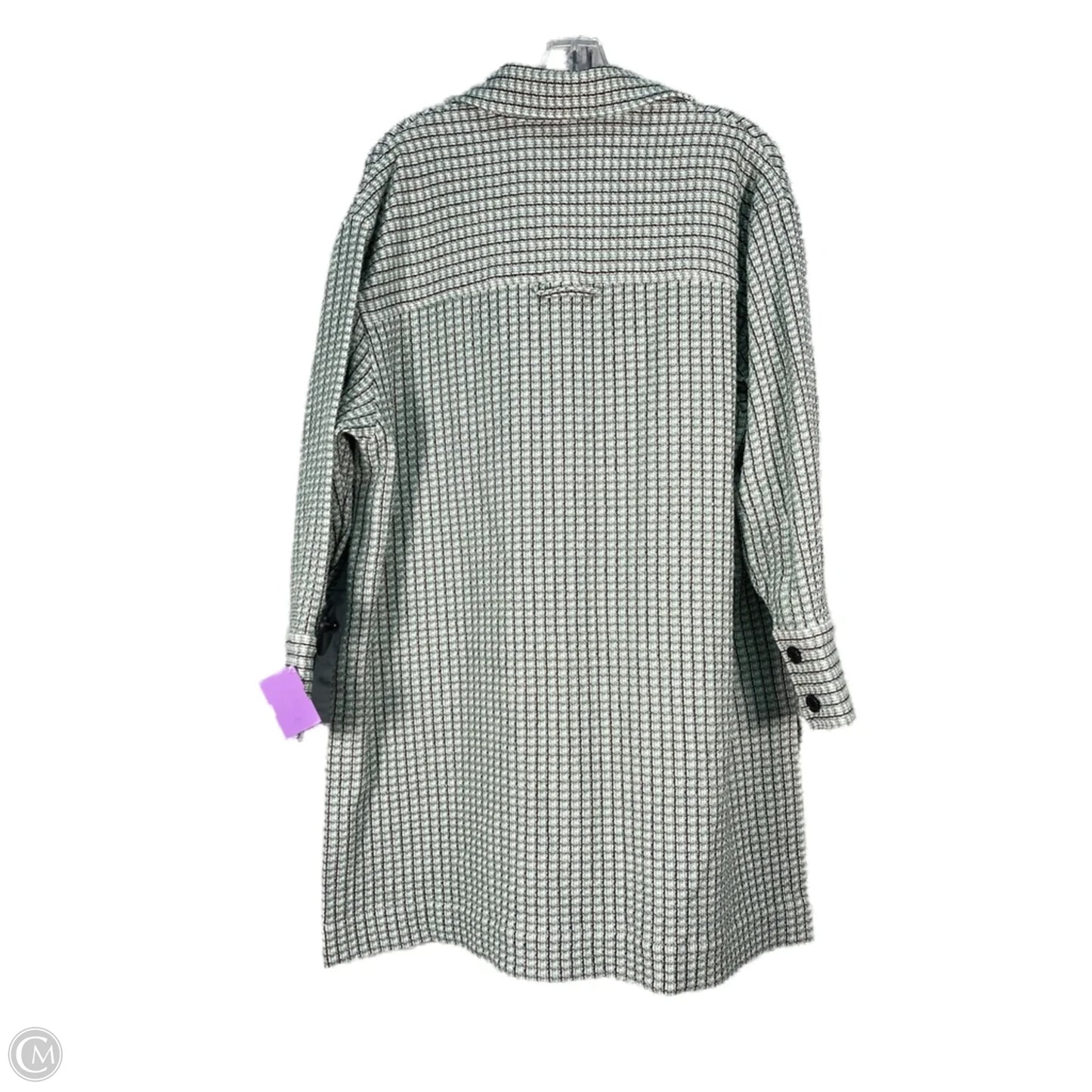 Coat Other By Club Monaco In Green & White, Size: M