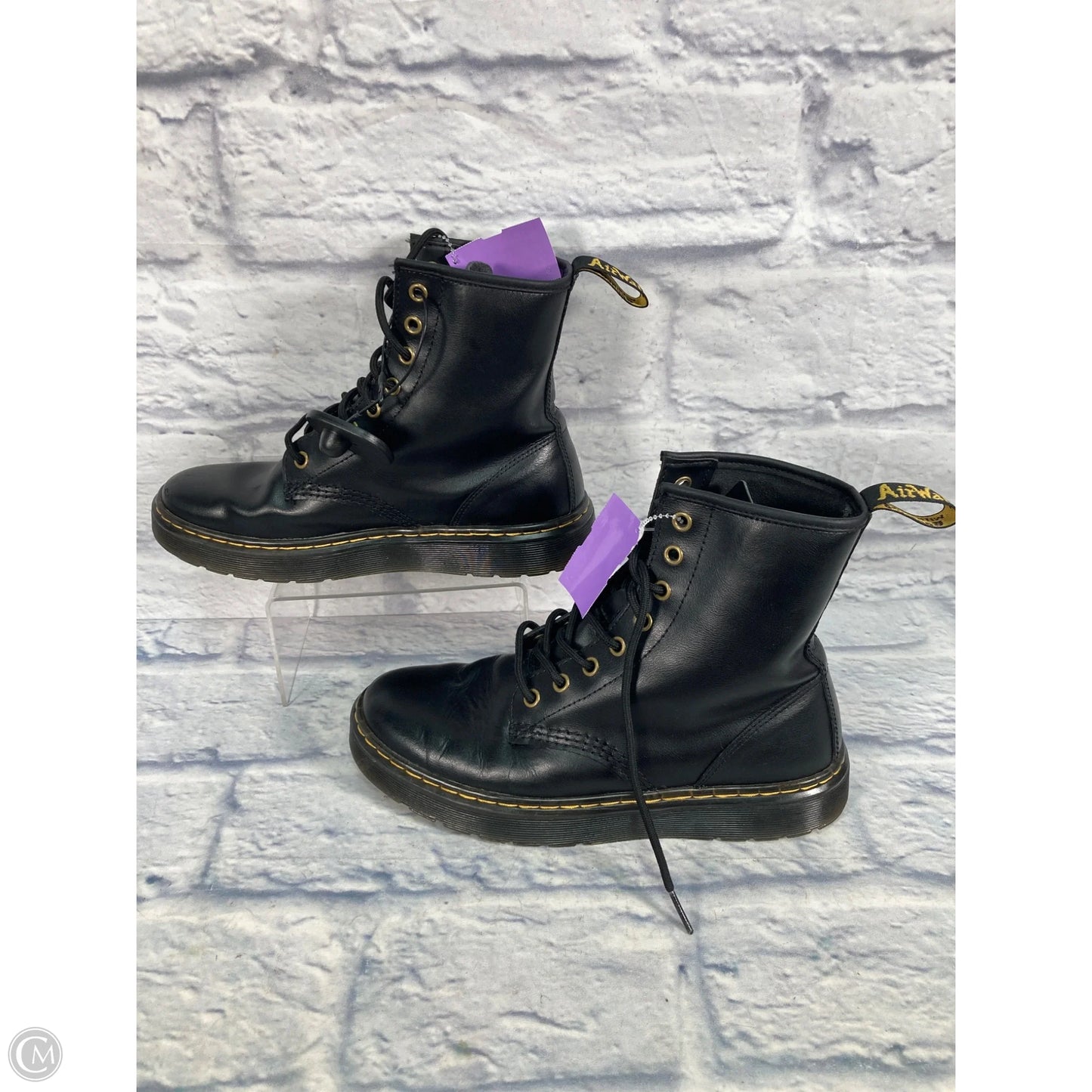 Boots Combat By Dr Martens In Black, Size: 8