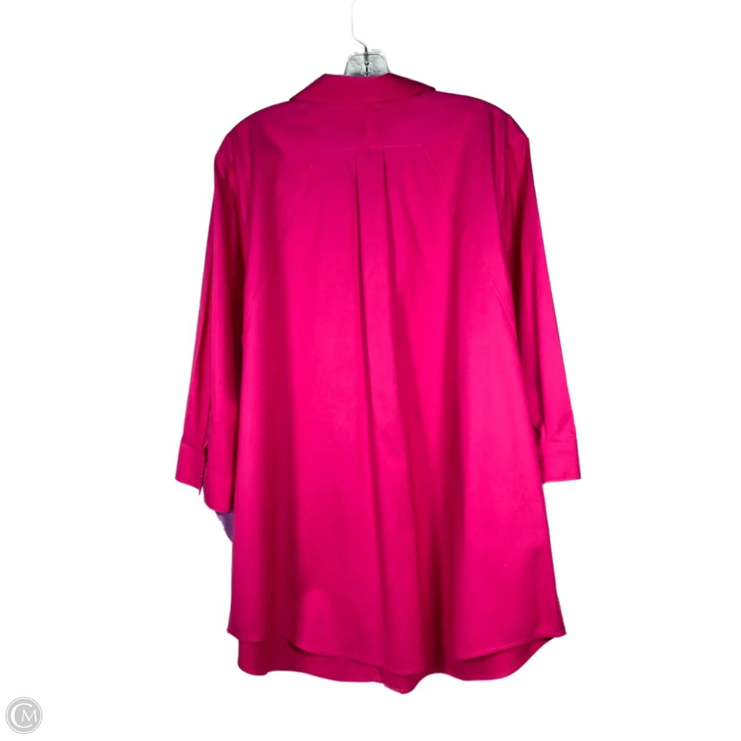 Tunic Long Sleeve By Chicos In Pink, Size: Xxl