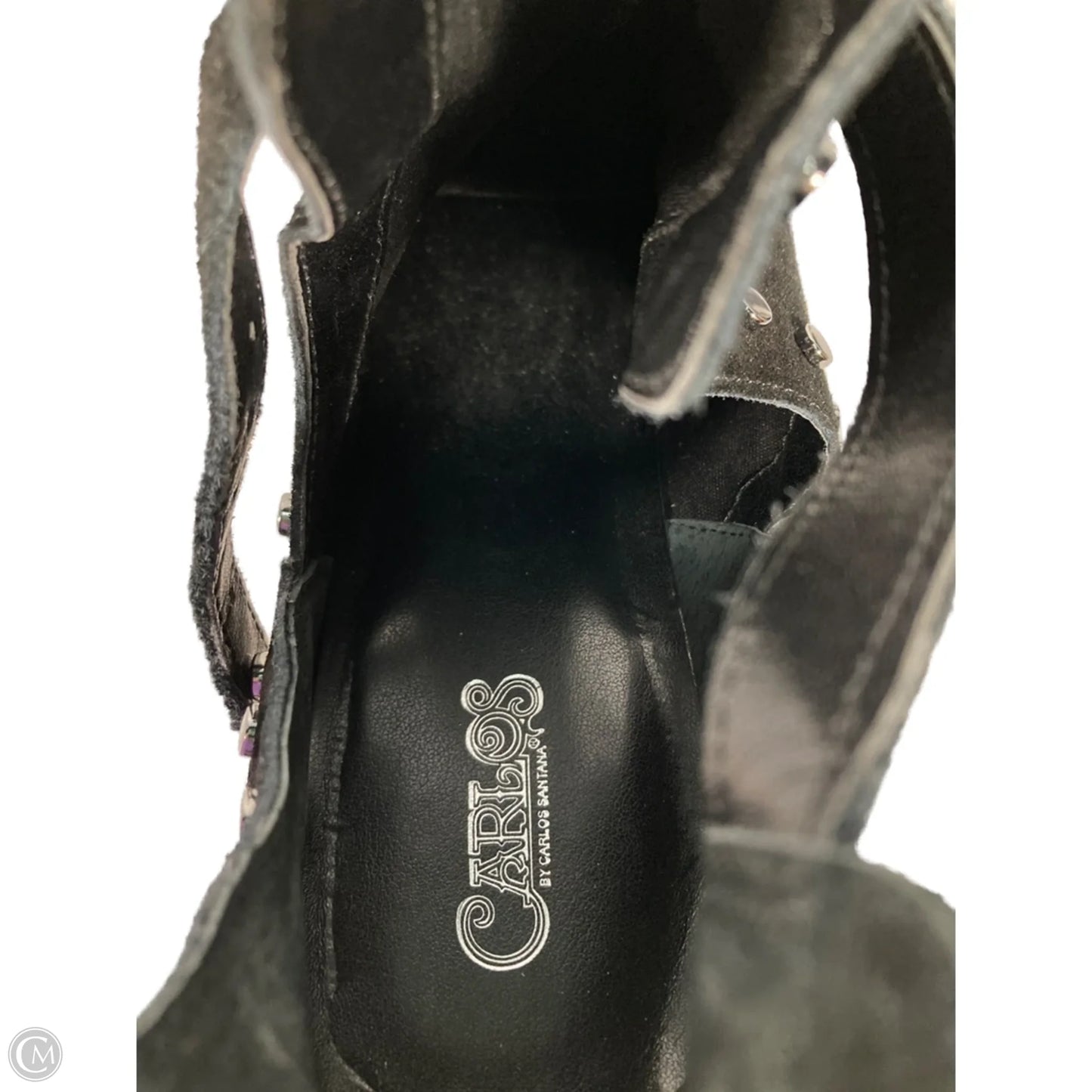 Shoes Heels Block By Carlos By Carlos Santana In Black, Size: 10