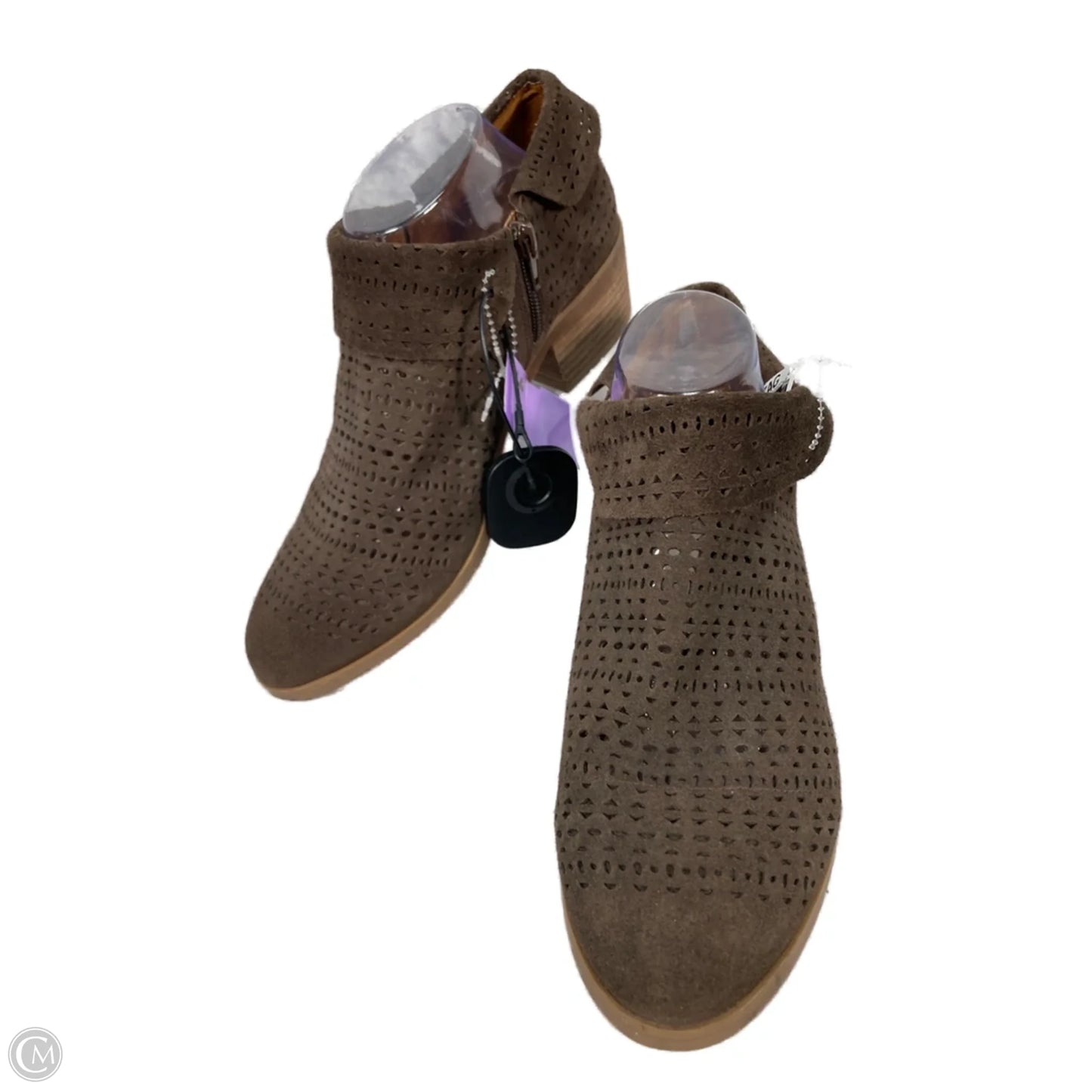 Shoes Heels Block By Crown Vintage In Brown, Size: 10