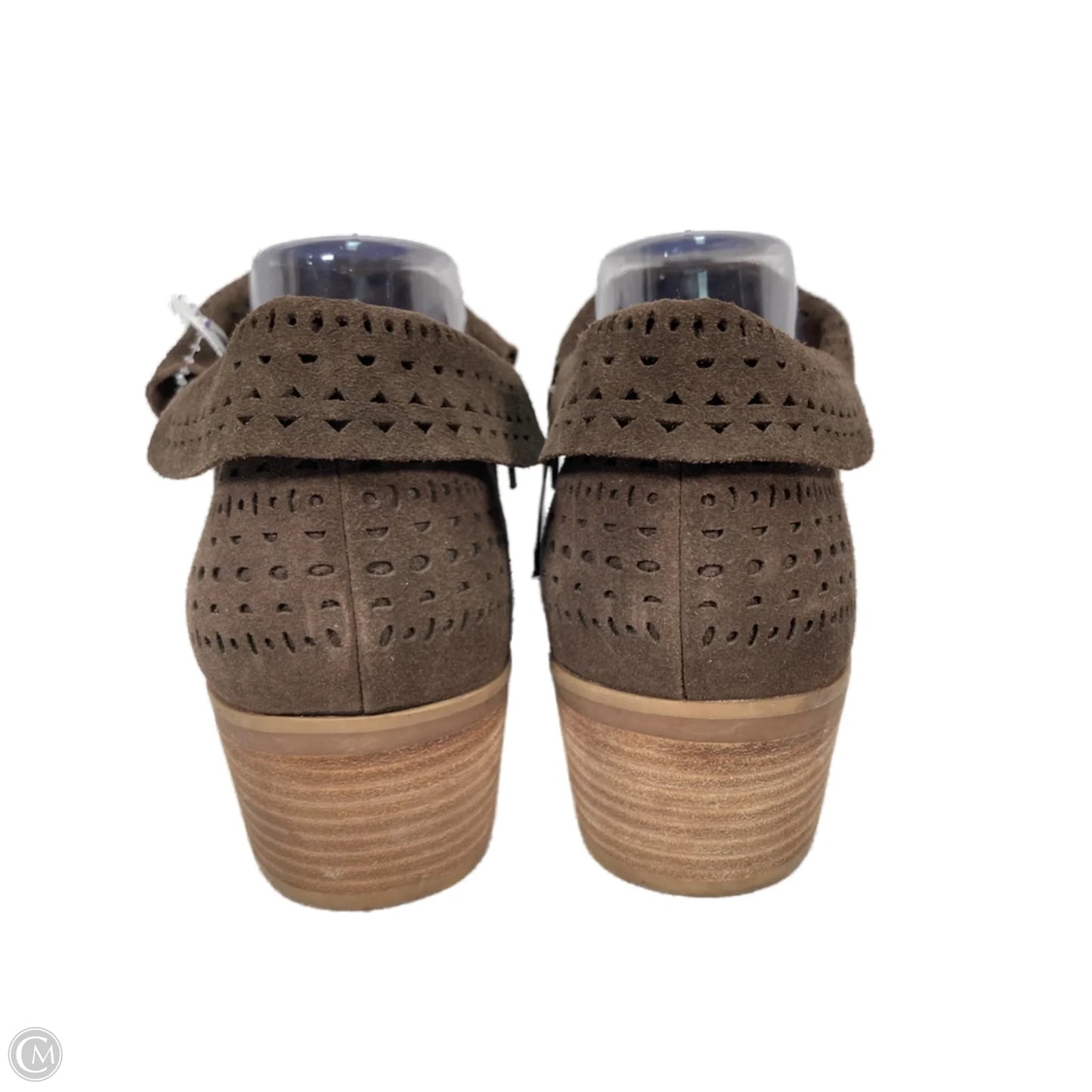 Shoes Heels Block By Crown Vintage In Brown, Size: 10
