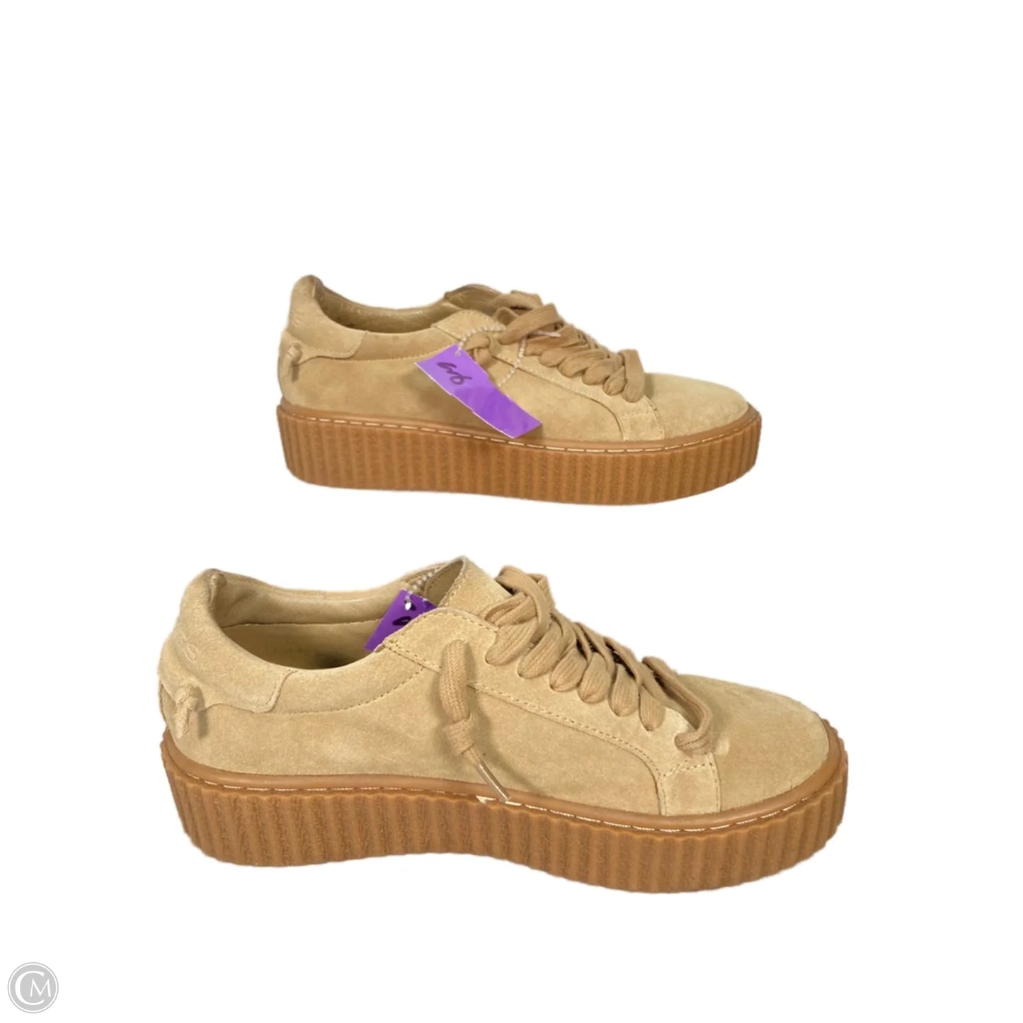 Shoes Sneakers By J Slides In Tan, Size: 7