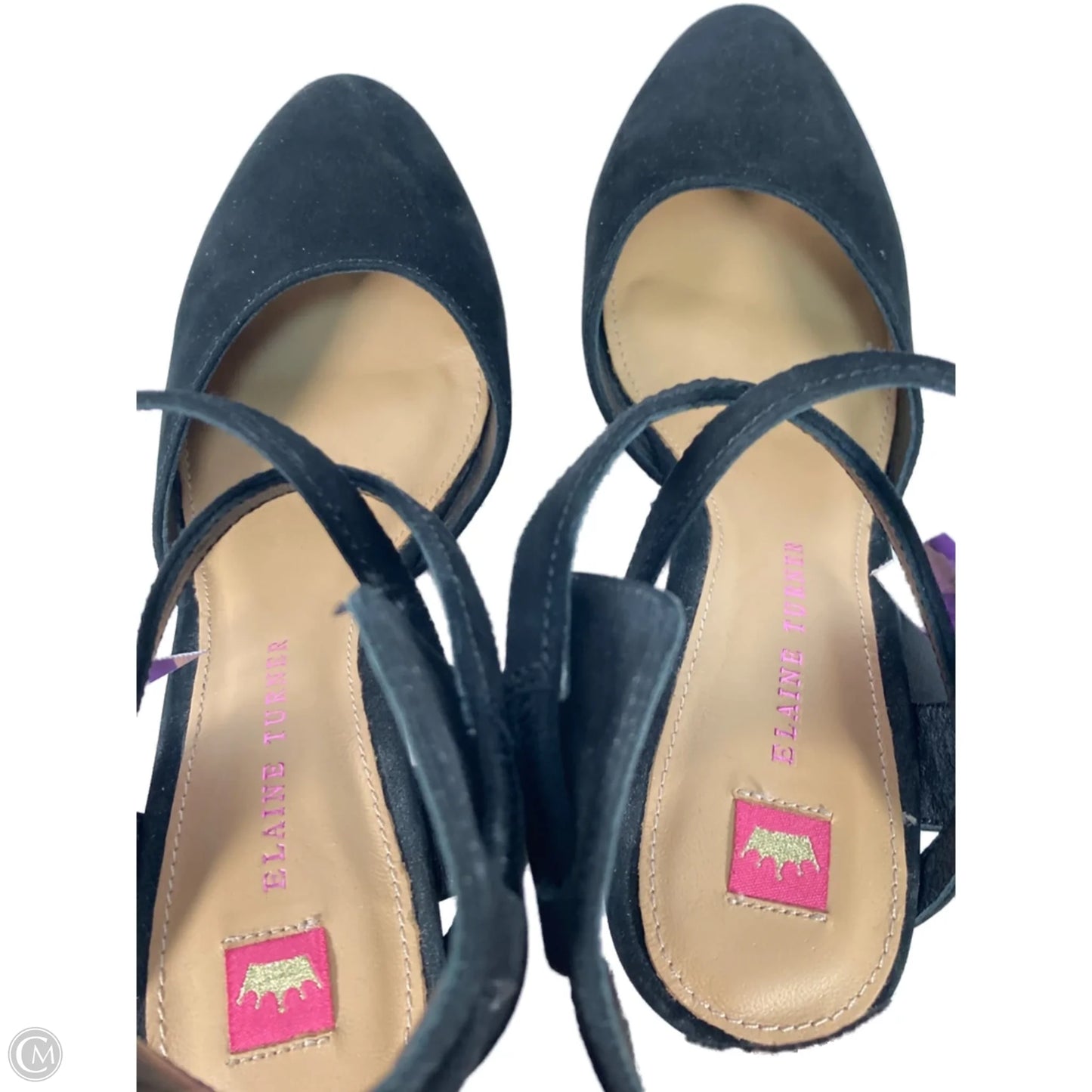 Sandals Heels Platform By Clothes Mentor In Black, Size: 7