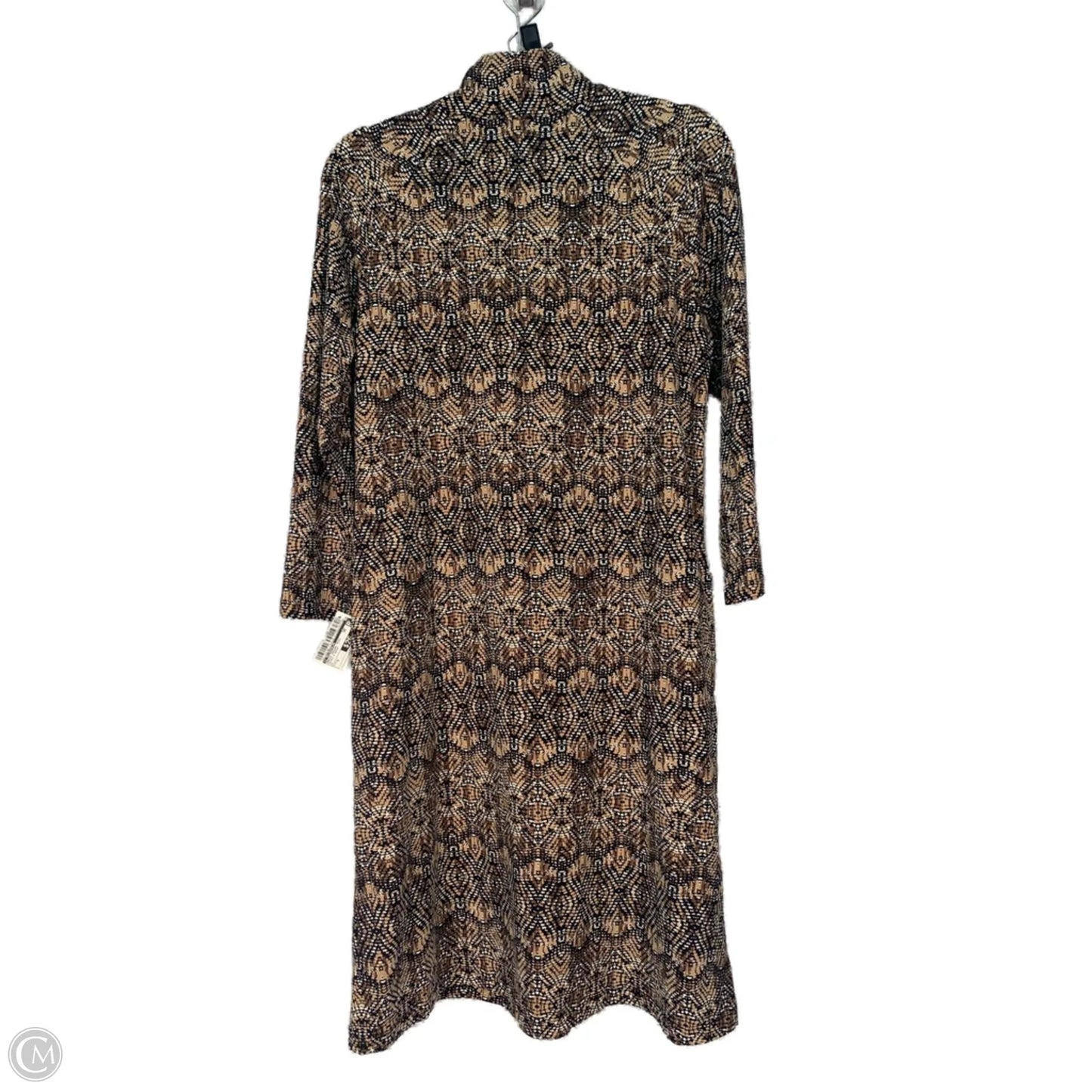Dress Casual Midi By J Mclaughlin In Black & Brown, Size: S
