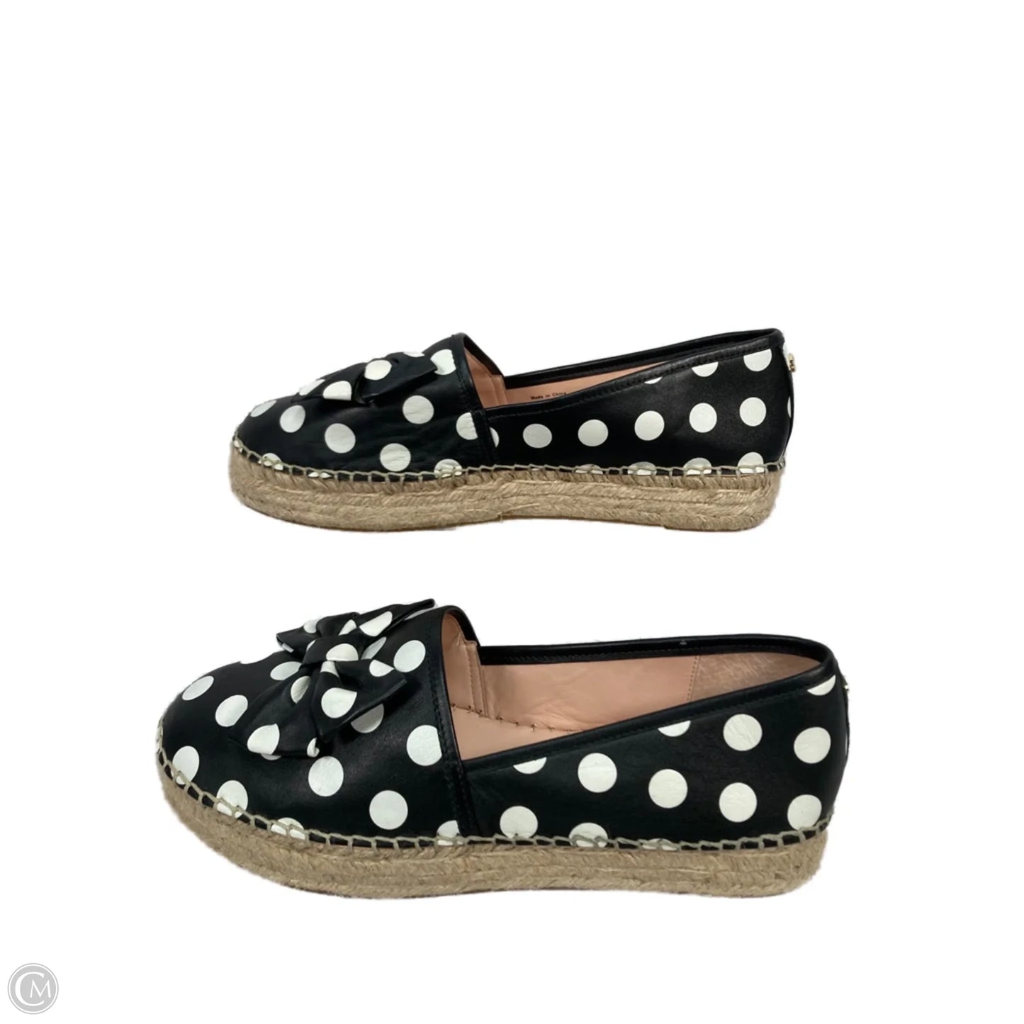 Shoes Designer By Kate Spade In Black & White, Size: 8