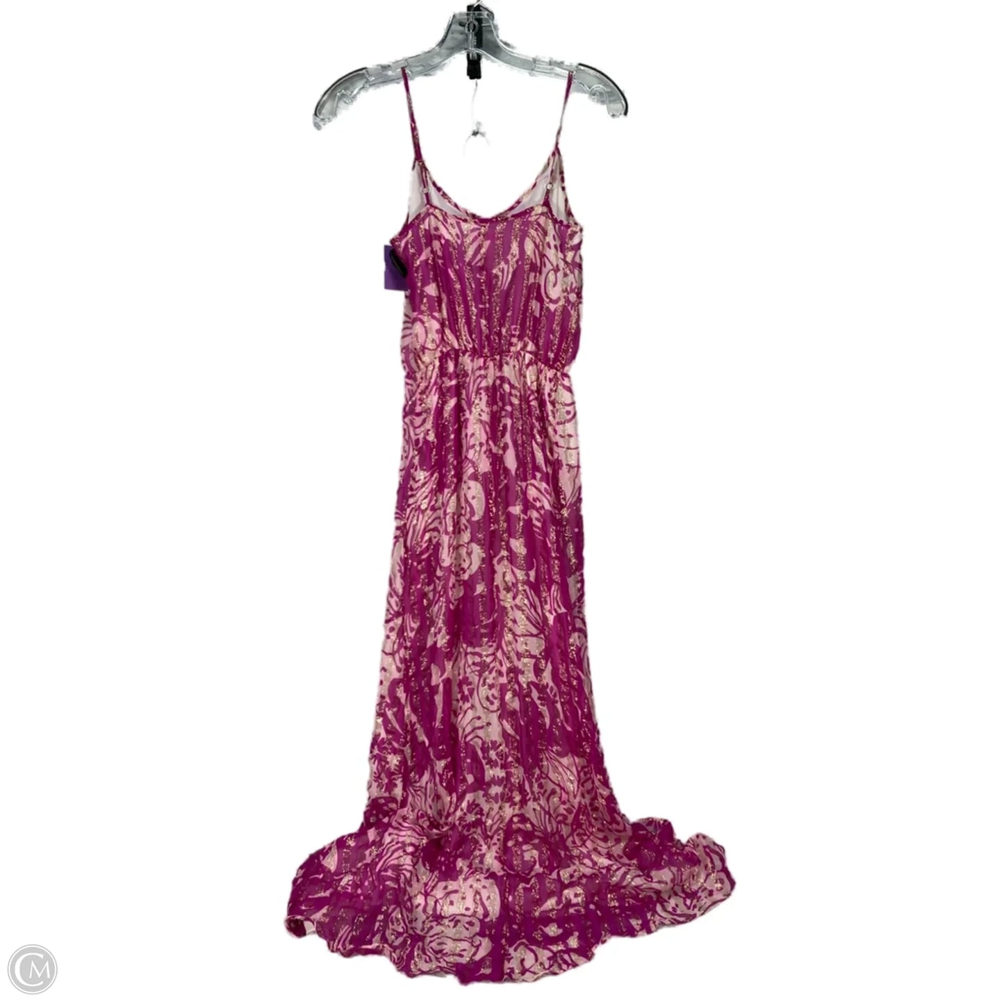 Dress Designer By Lilly Pulitzer In Purple & White, Size: Xs