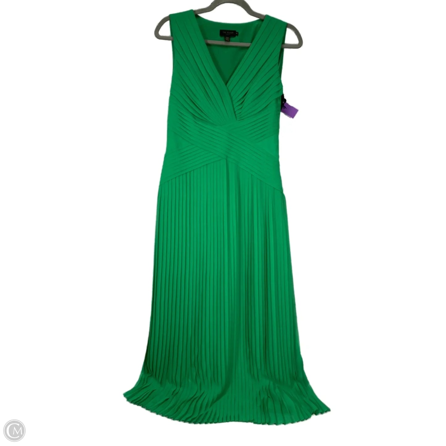 Dress Party Long By Ted Baker In Green, Size: S
