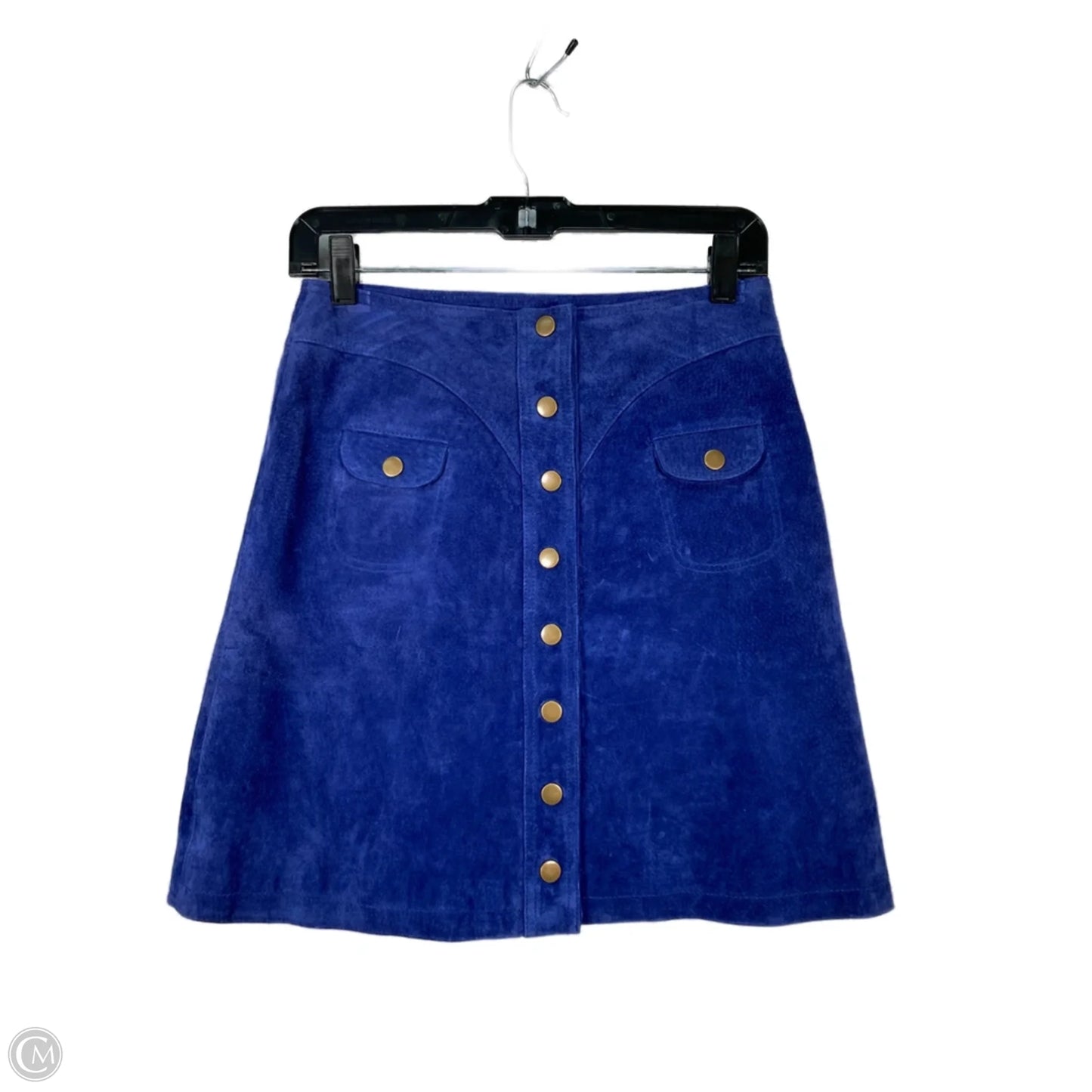 Skirt Mini & Short By Anthropologie In Blue, Size: 2