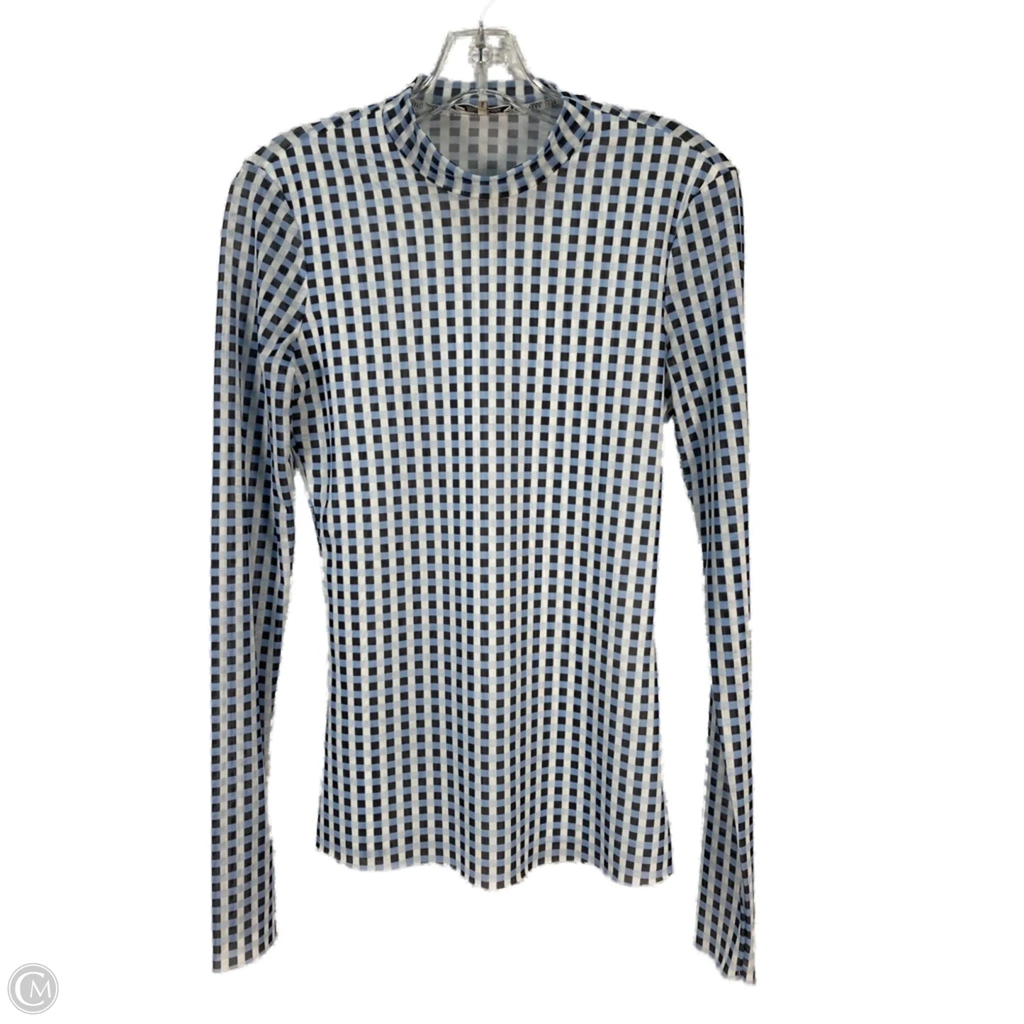 Top Long Sleeve By Baum Und Pferdgarten In Black & Blue, Size: S