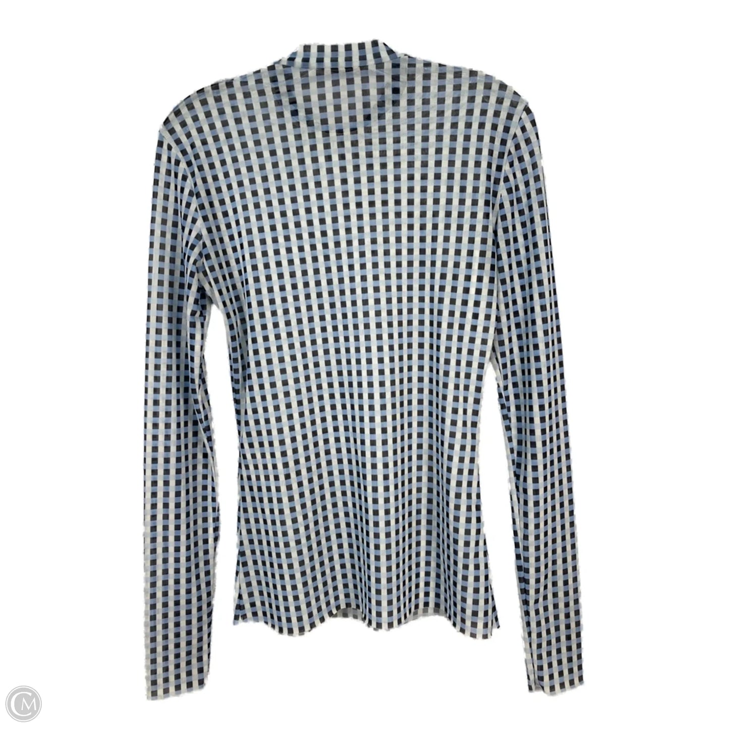 Top Long Sleeve By Baum Und Pferdgarten In Black & Blue, Size: S