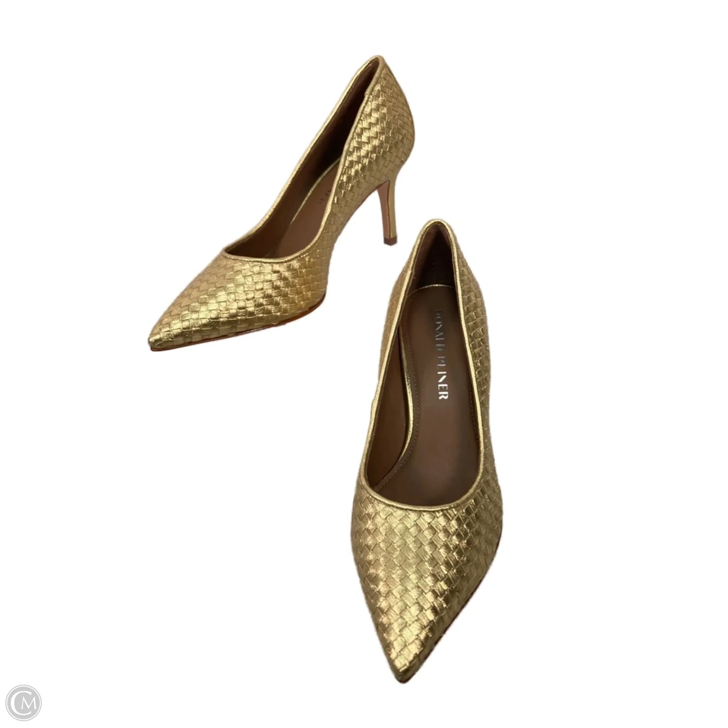 Shoes Heels Stiletto By Donald Pliner In Gold, Size: 7