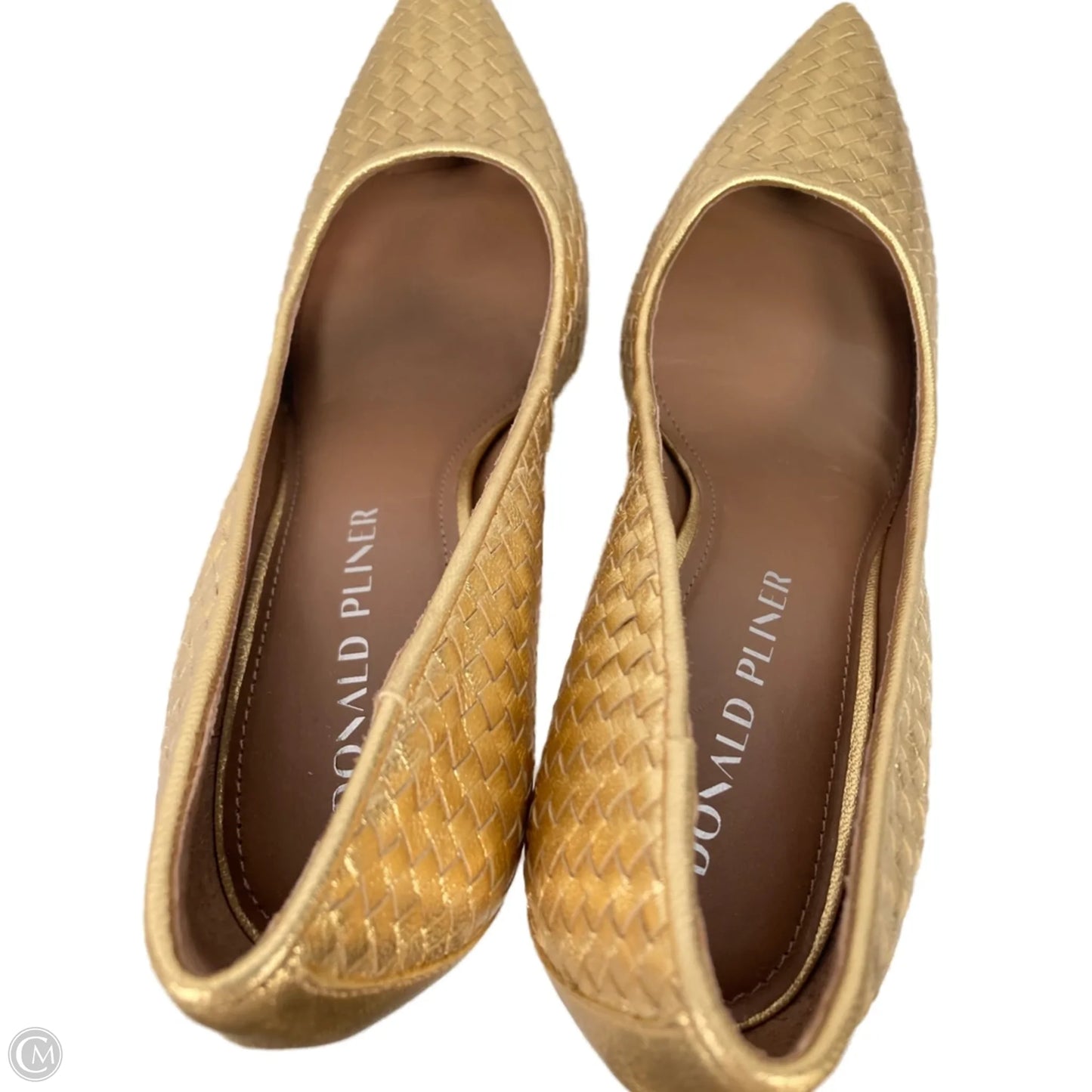 Shoes Heels Stiletto By Donald Pliner In Gold, Size: 7