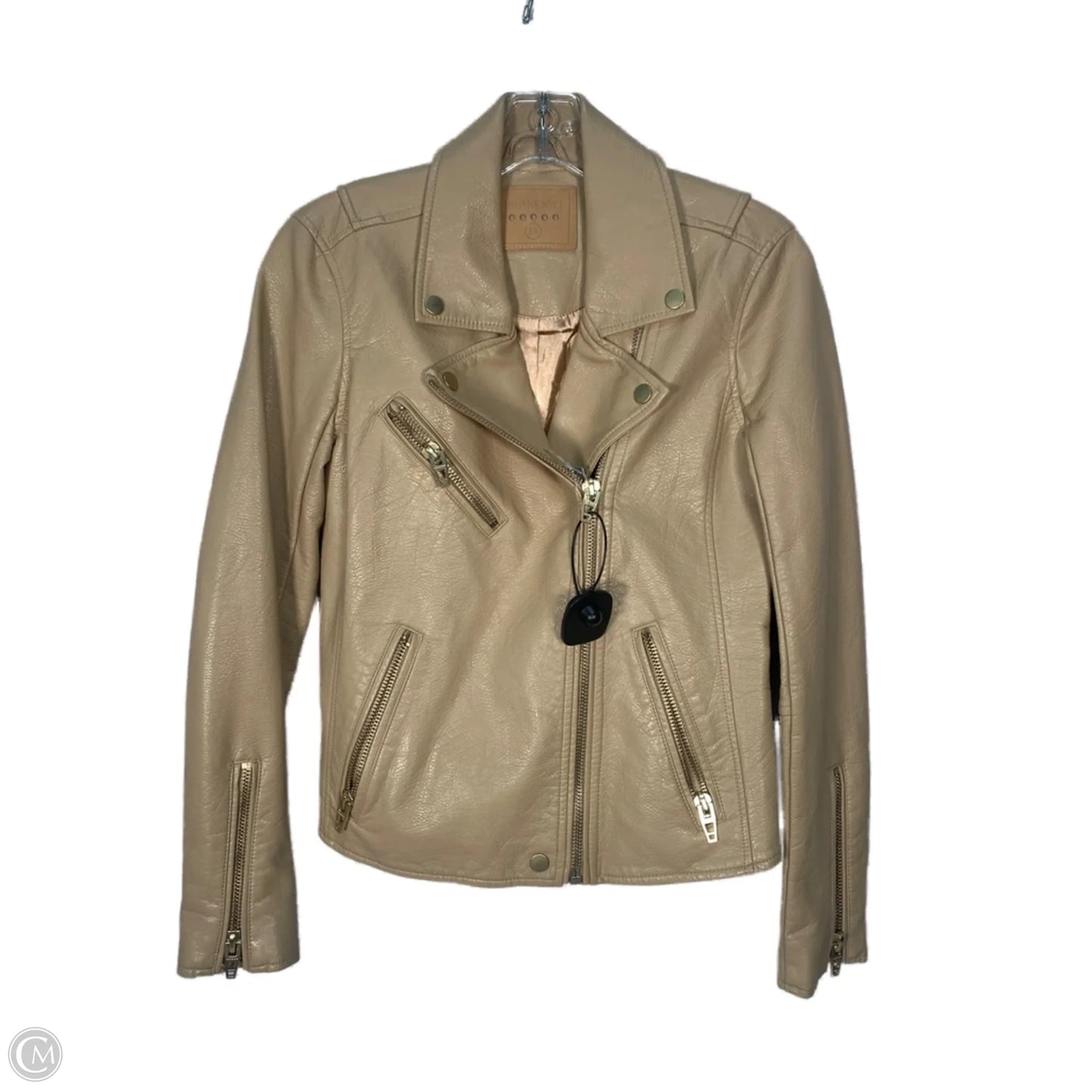 Jacket Moto By Blanknyc In Tan, Size: Xs