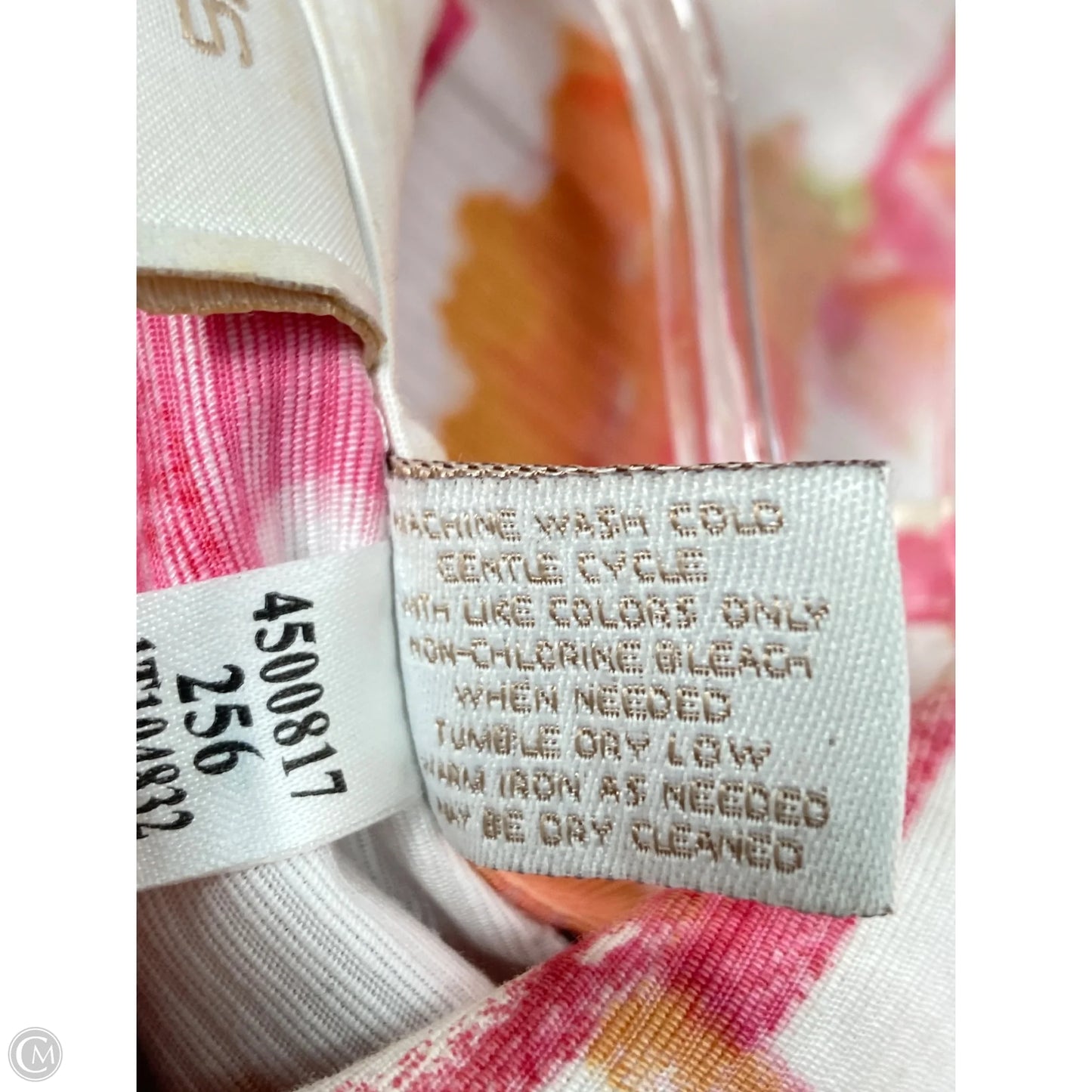 Jacket Other By Chicos In Green & Pink, Size: Xl