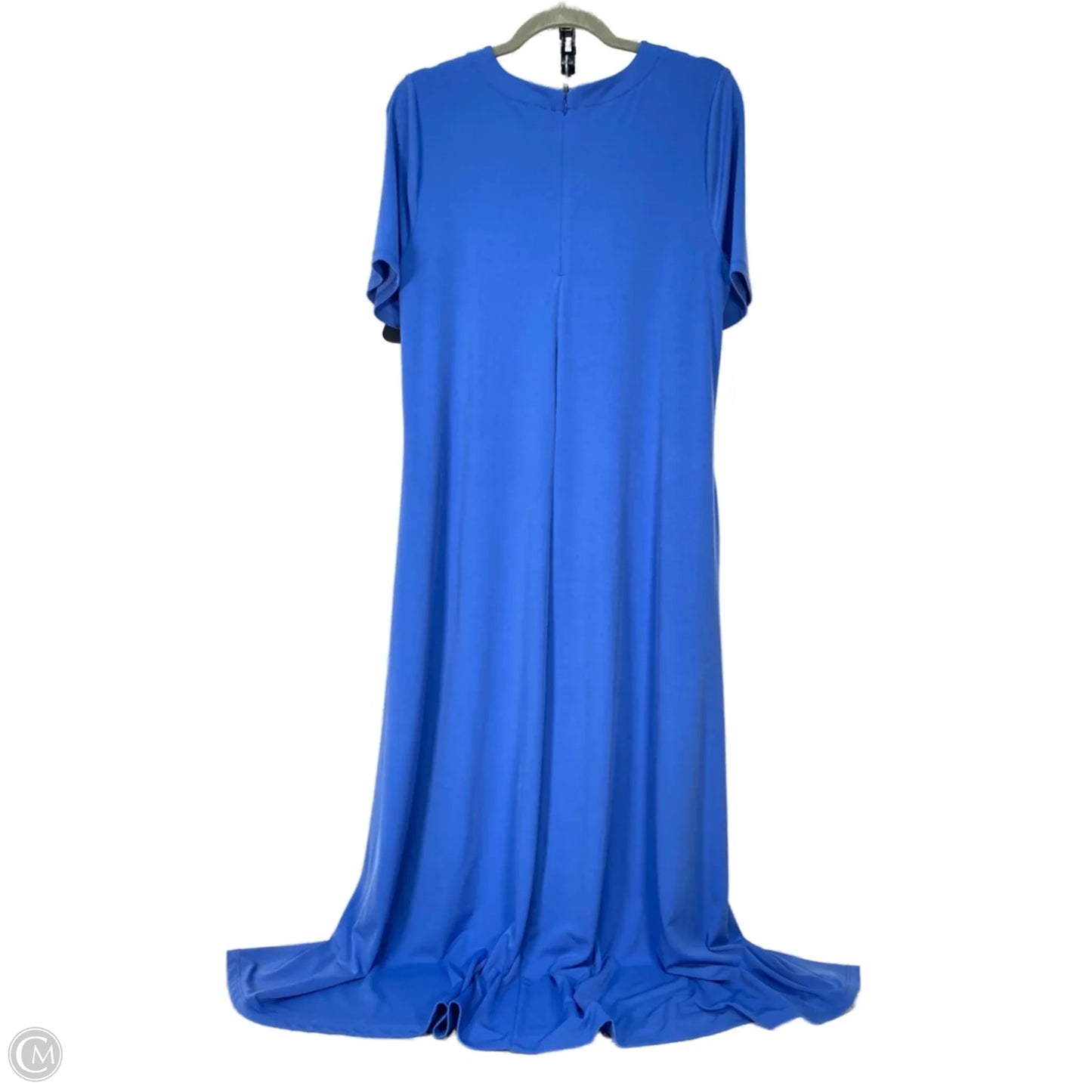 Dress Casual Maxi By Chicos In Blue, Size: M