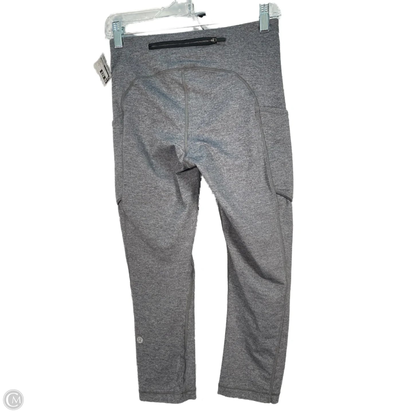 Athletic Leggings By Lululemon In Grey, Size: S