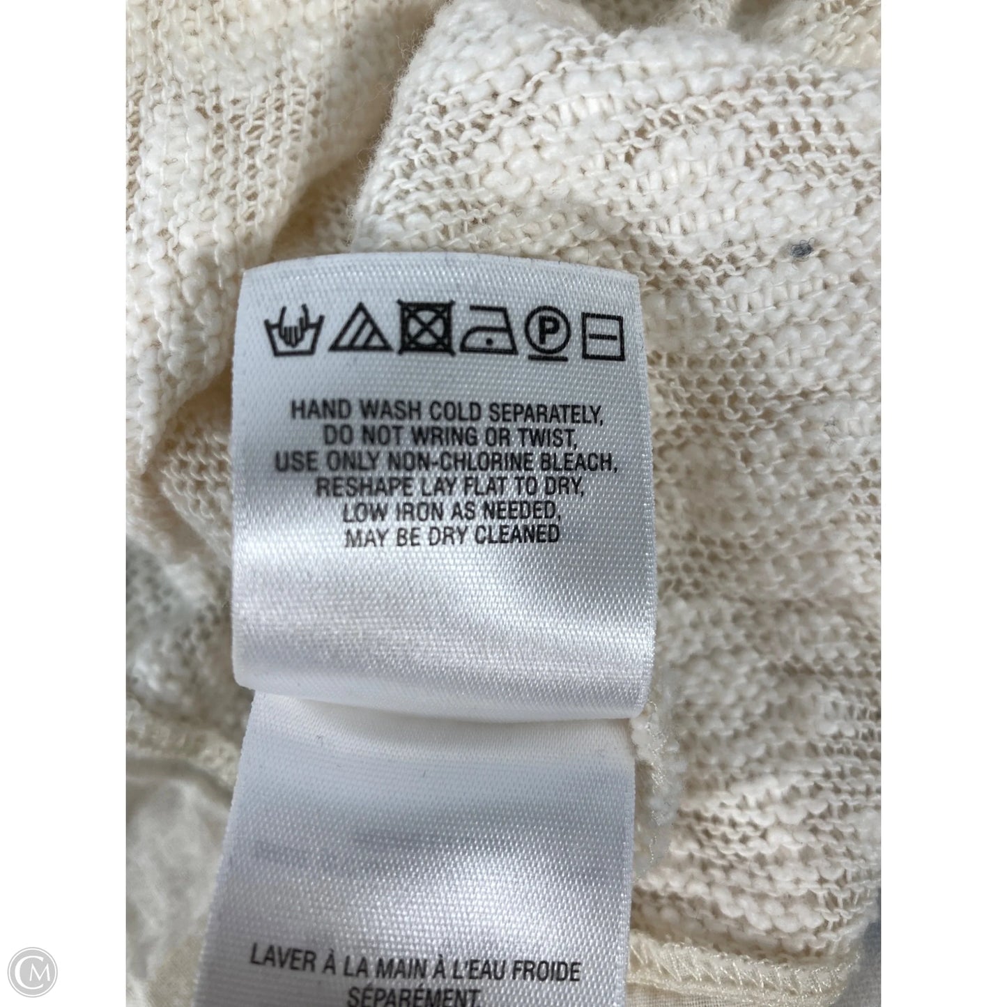 Sweater By Meadow Rue In Cream, Size: L