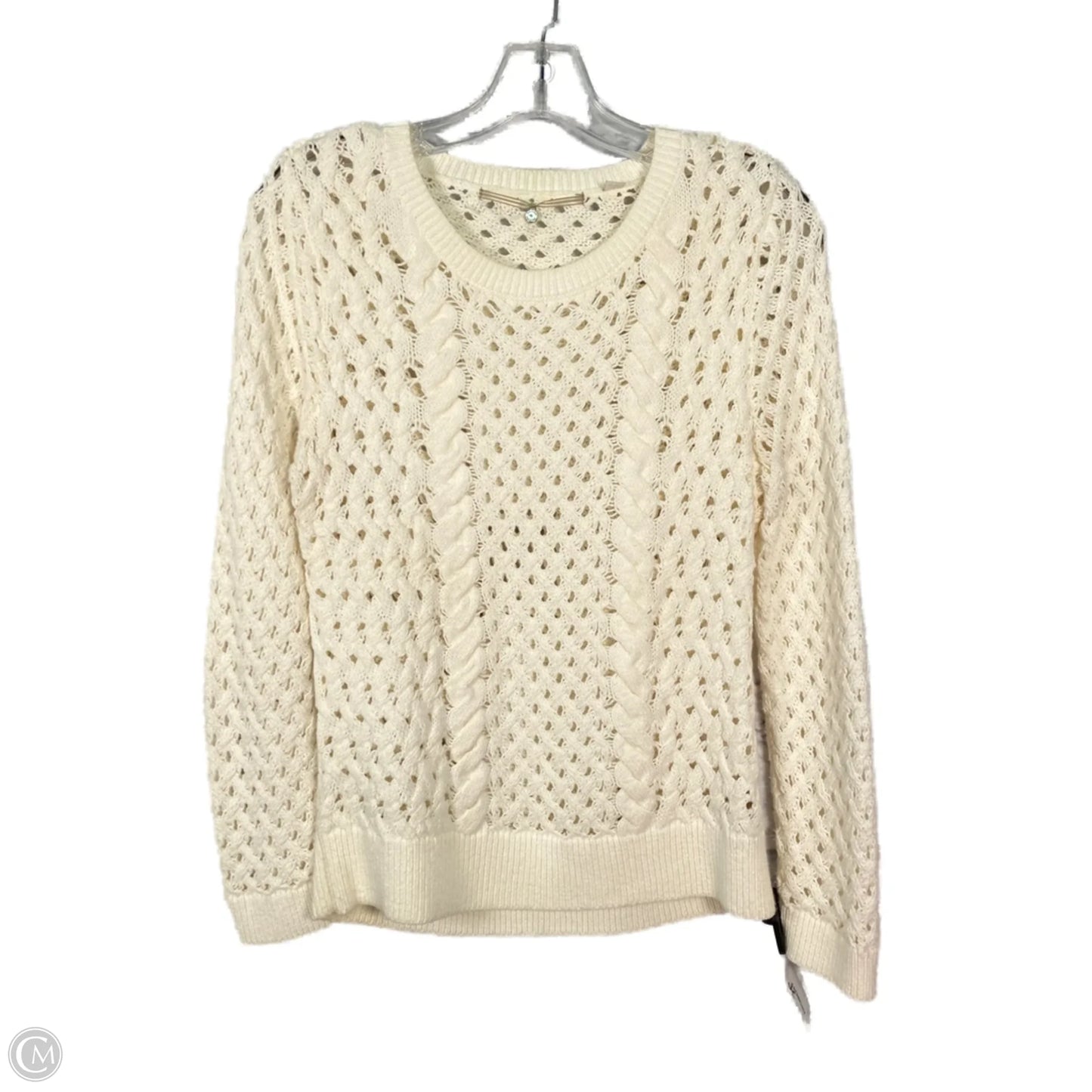 Sweater By Knitted And Knotted In Cream, Size: S