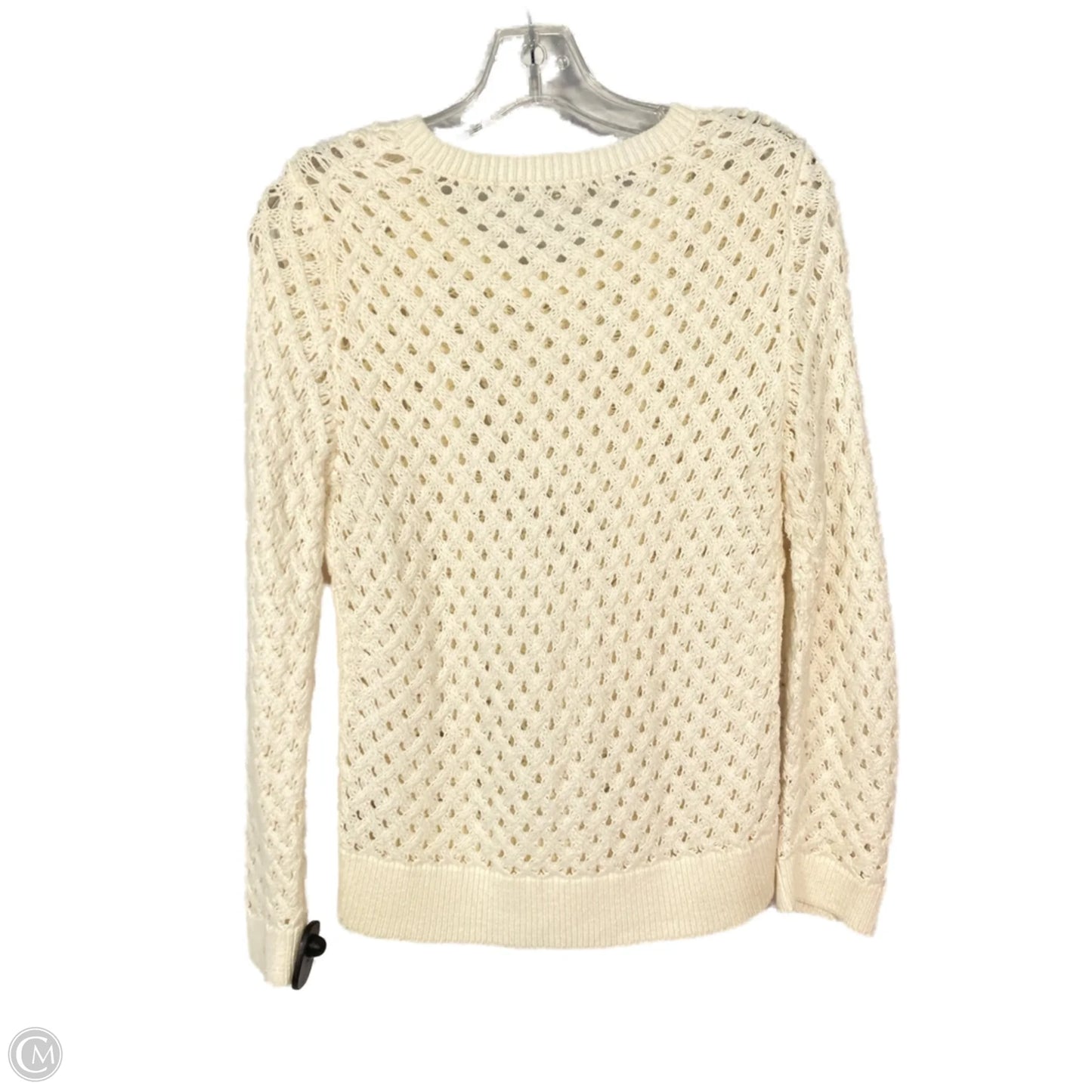 Sweater By Knitted And Knotted In Cream, Size: S