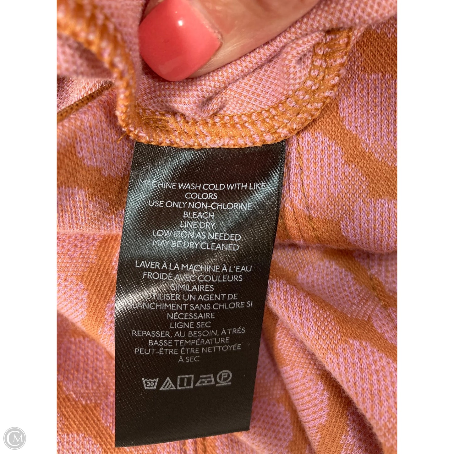 Pants Dress By Maeve In Brown & Pink, Size: 4