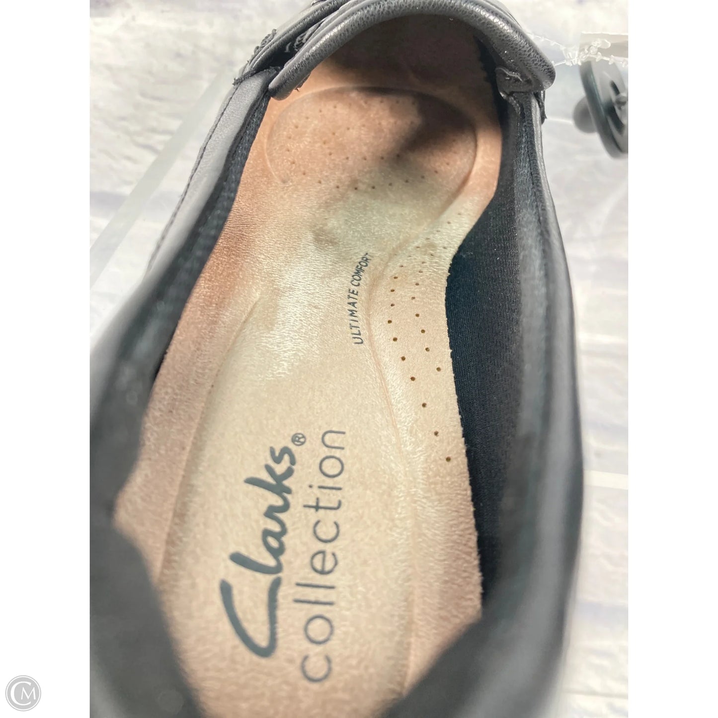 Shoes Heels Block By Clarks In Black & Brown, Size: 7