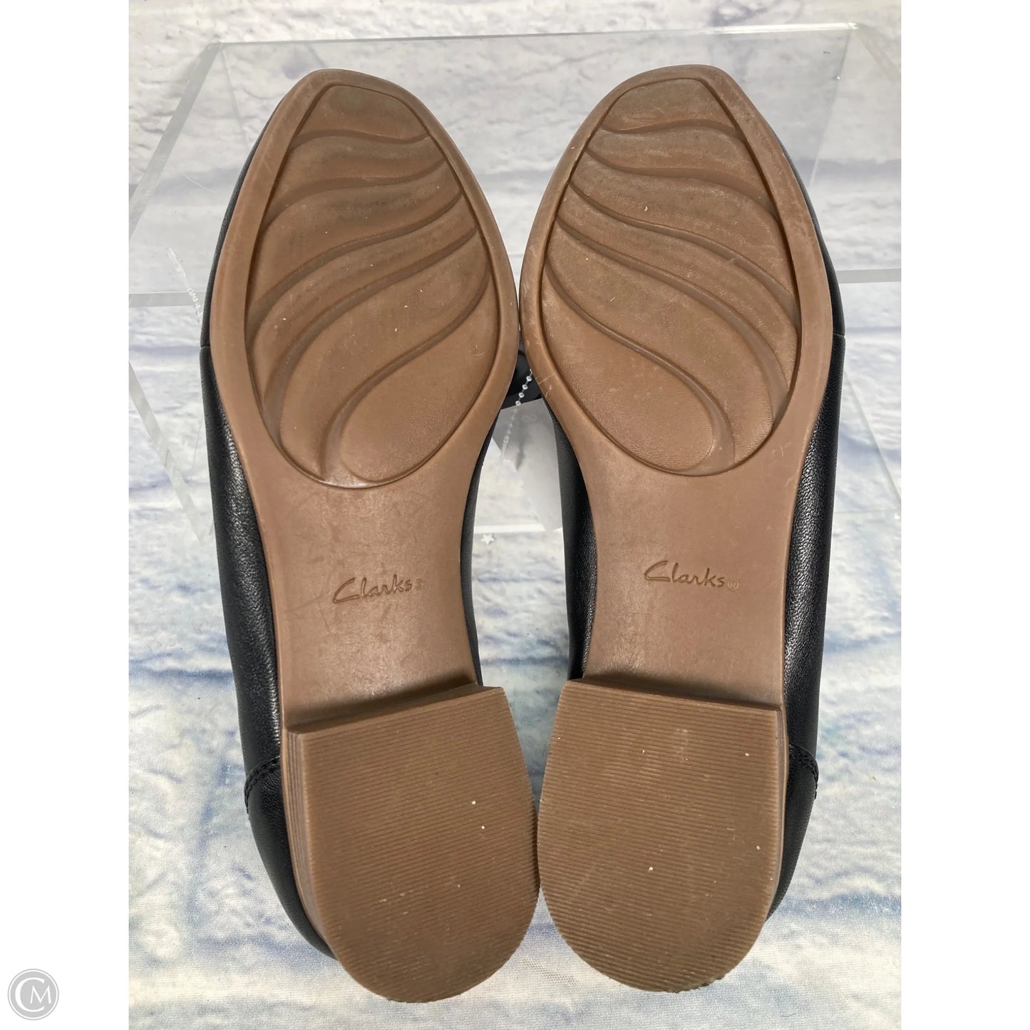 Shoes Heels Block By Clarks In Black & Brown, Size: 7