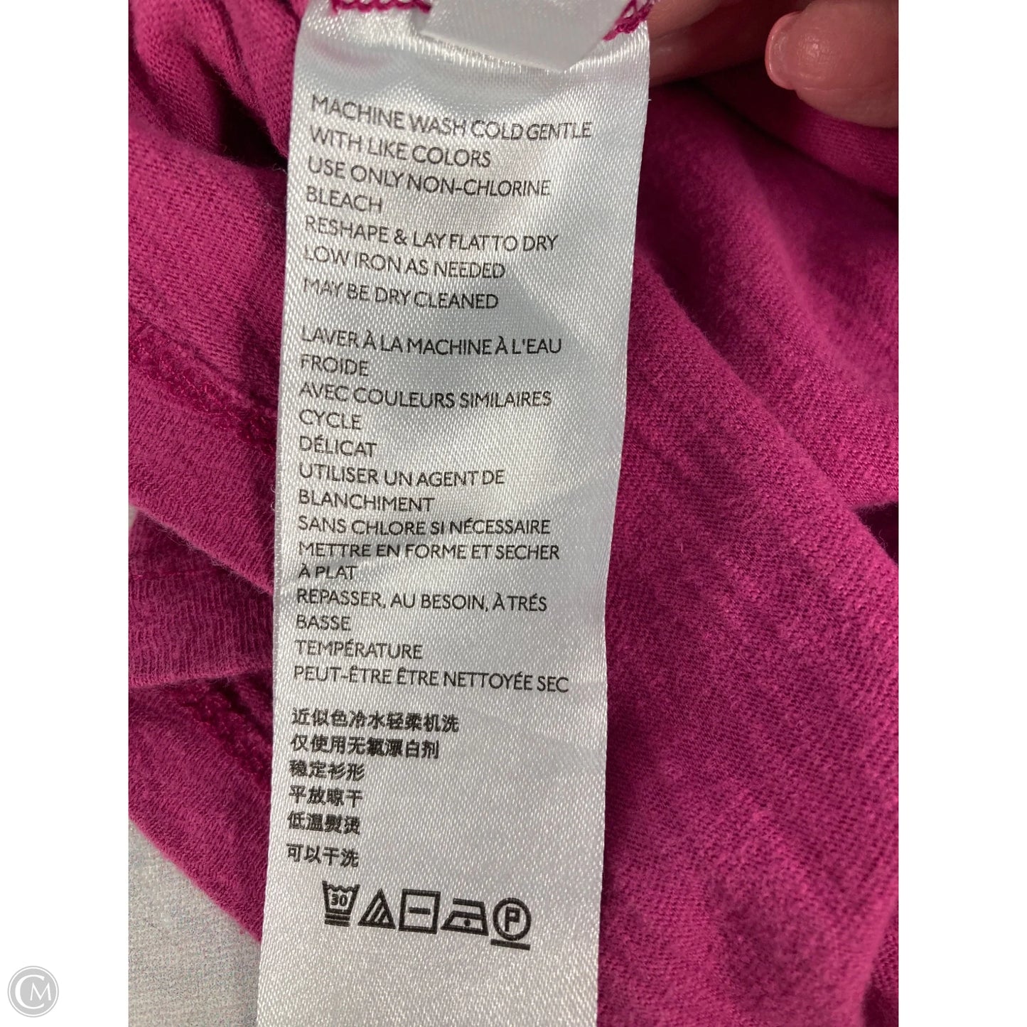 Top Short Sleeve By Maeve In Purple, Size: S
