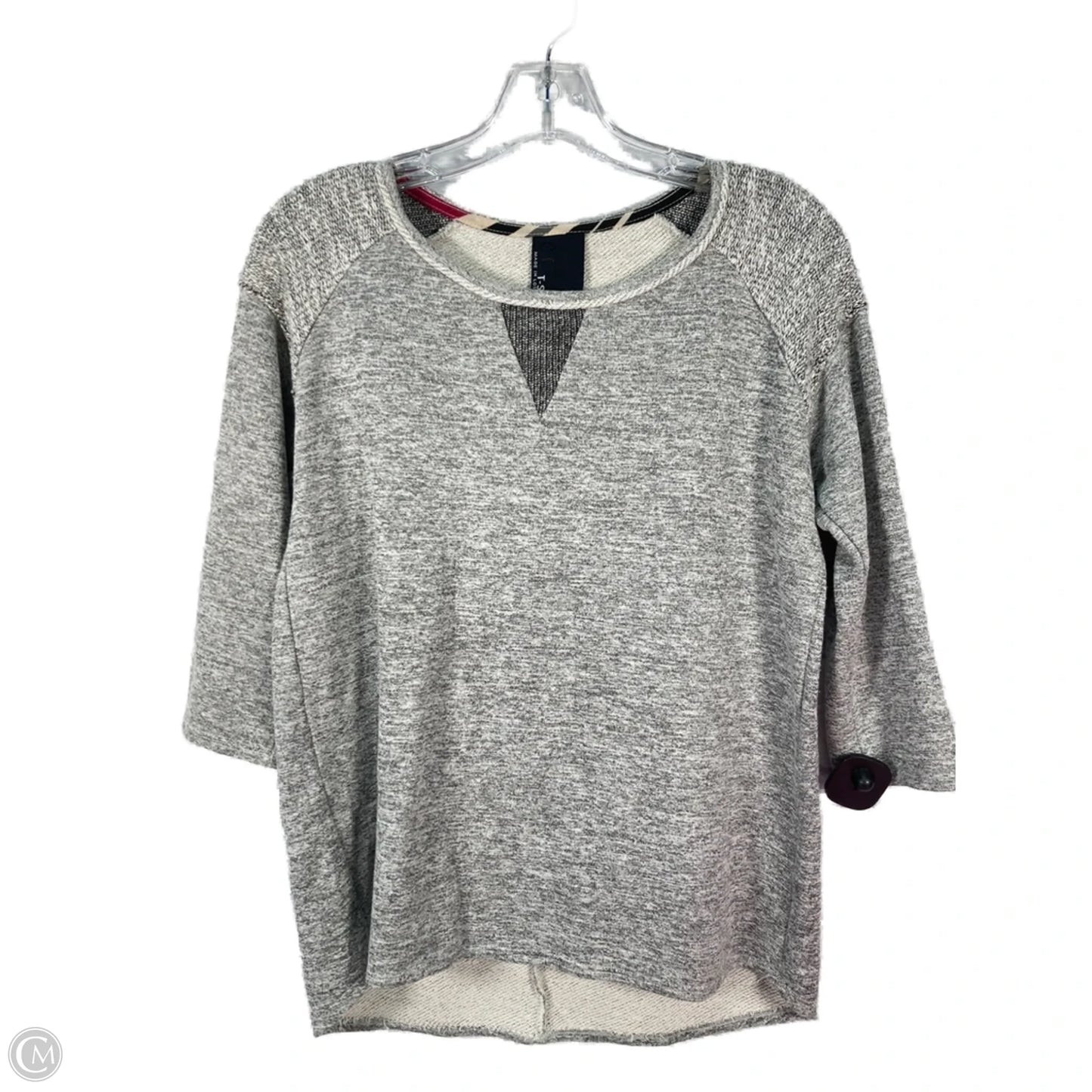 Top Long Sleeve By Dolan Left Coast In Grey, Size: S