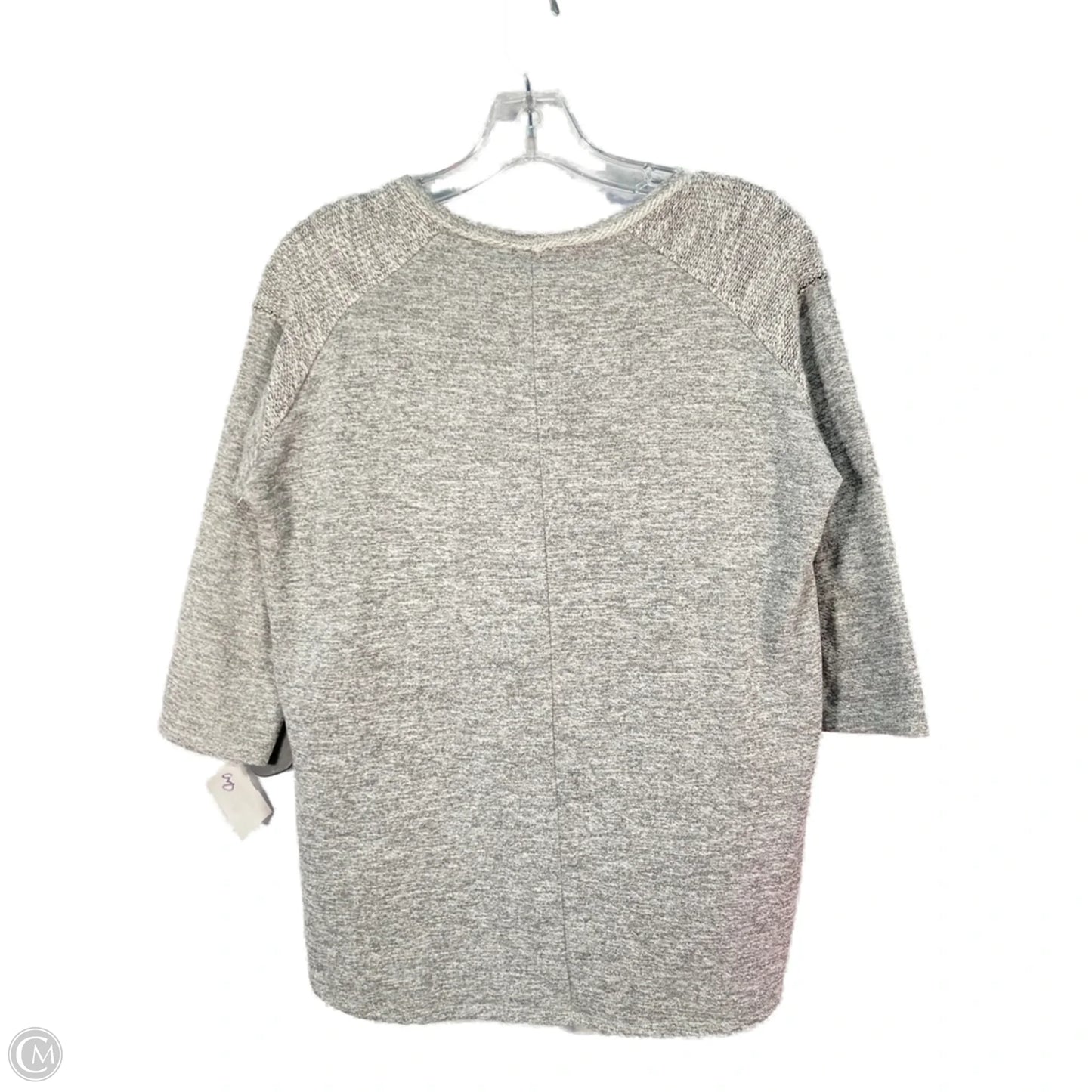 Top Long Sleeve By Dolan Left Coast In Grey, Size: S