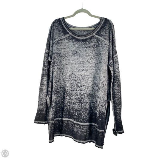 Tunic Long Sleeve By We The Free In Black & Grey, Size: L