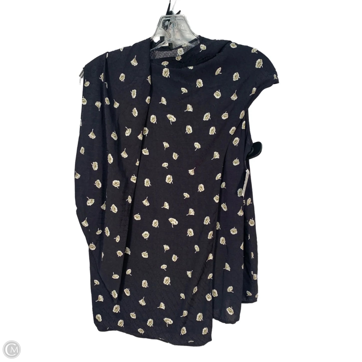 Blouse Sleeveless By Rag And Bone In Blue & Cream, Size: S