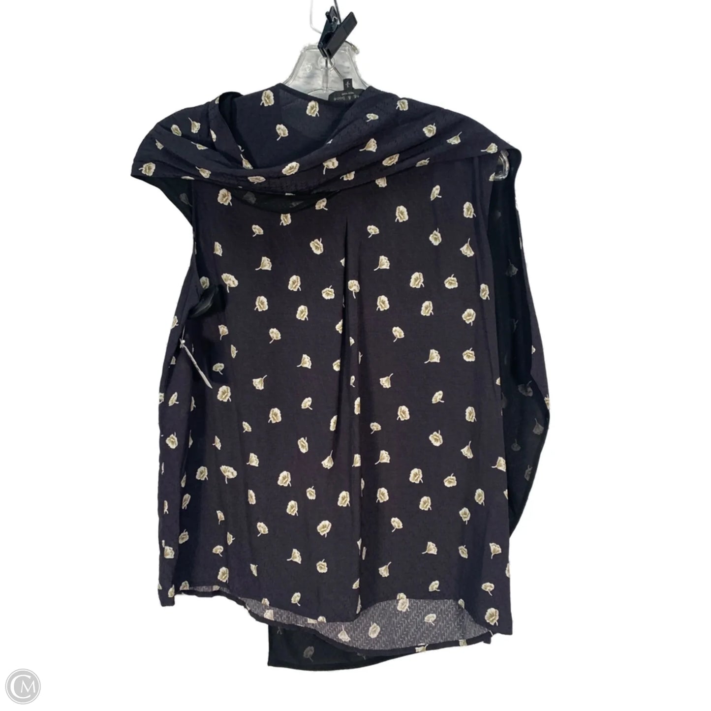 Blouse Sleeveless By Rag And Bone In Blue & Cream, Size: S
